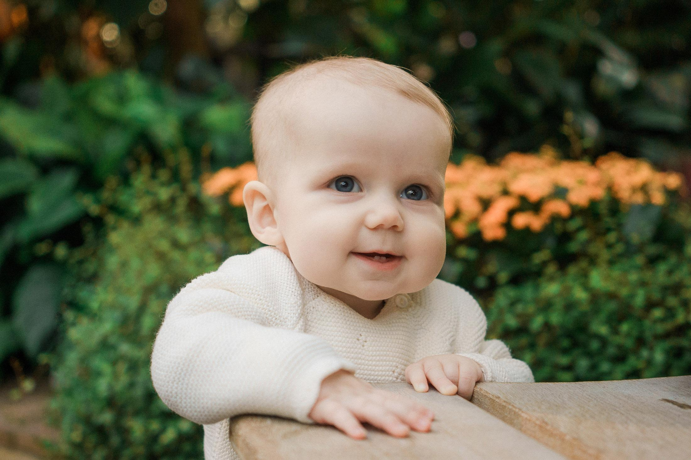 Lapsi- ja perhekuvaus Talvipuutarhassa