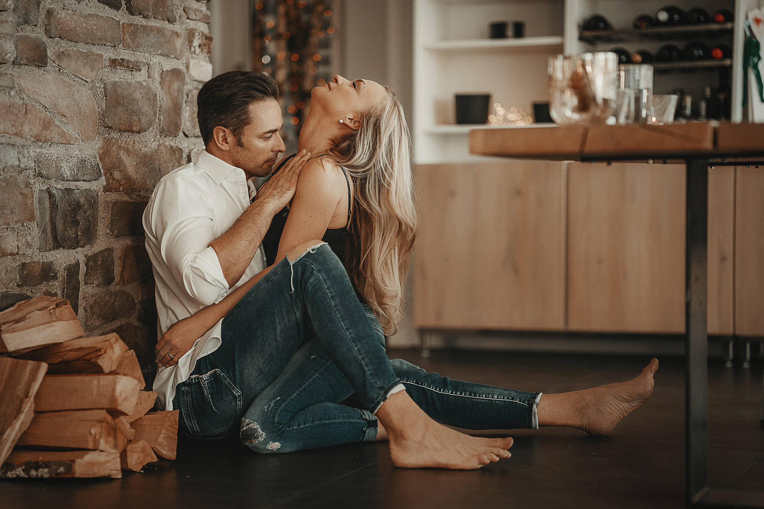 Paarsession at home. Portraitfotografie in Gründau Elena Ohnstedt