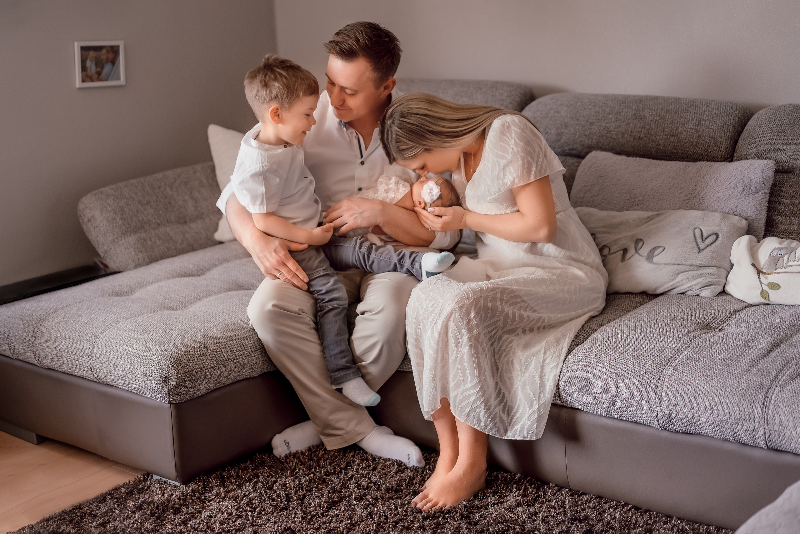 Homestory mit Baby. Portraitfotografie in Gründau Elena Ohnstedt