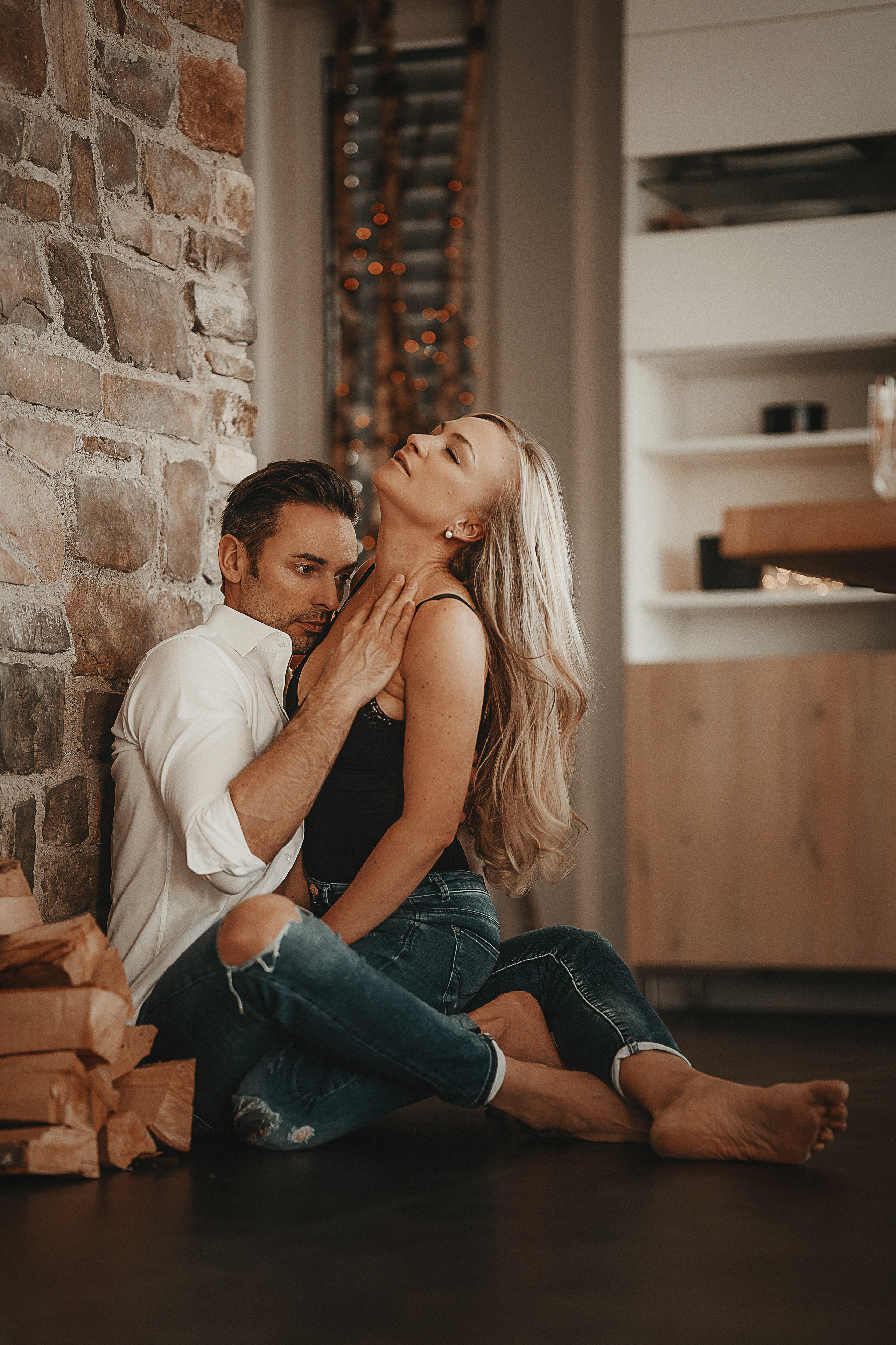Paarsession at home. Portraitfotografie in Gründau Elena Ohnstedt