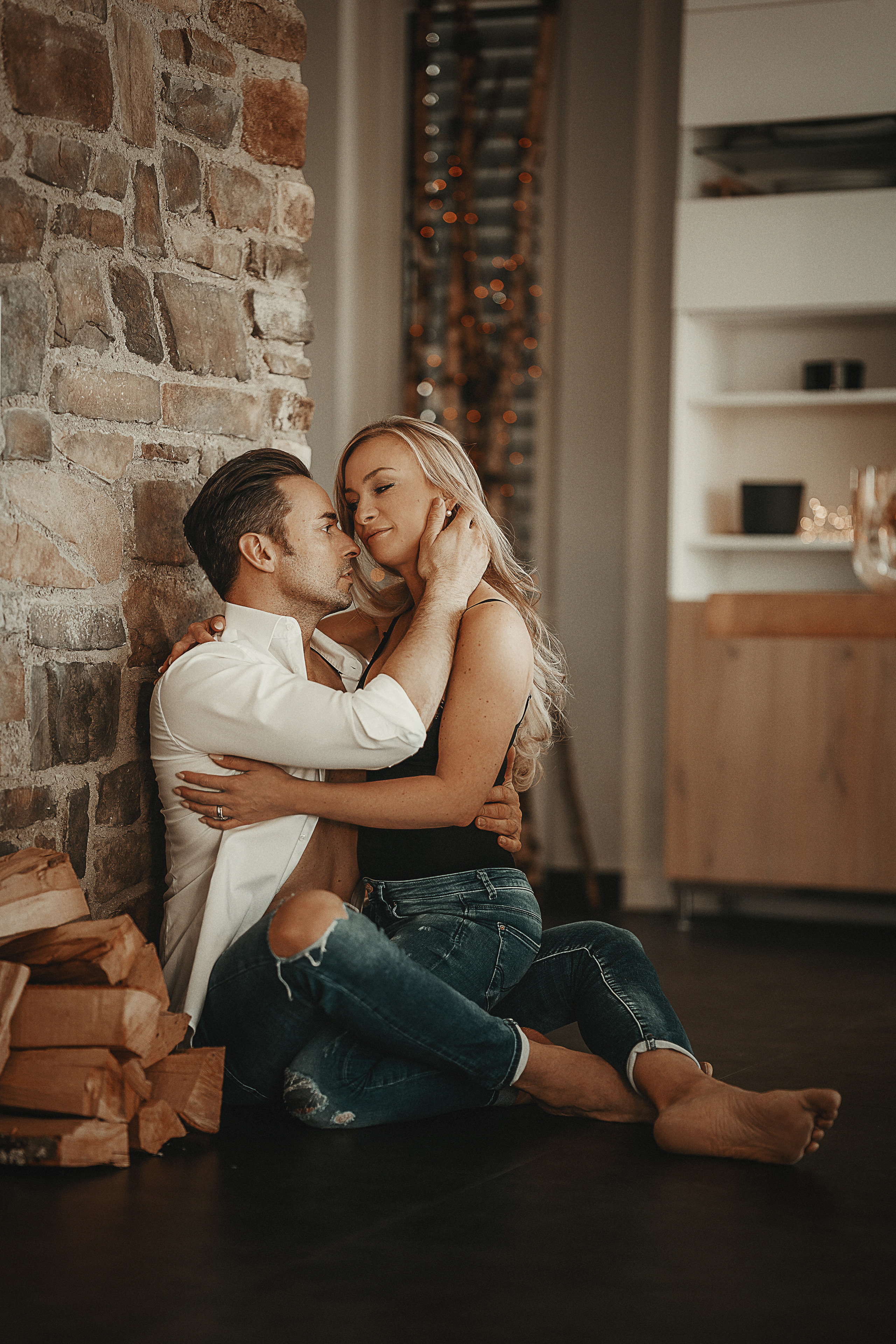 Paarsession at home. Portraitfotografie in Gründau Elena Ohnstedt