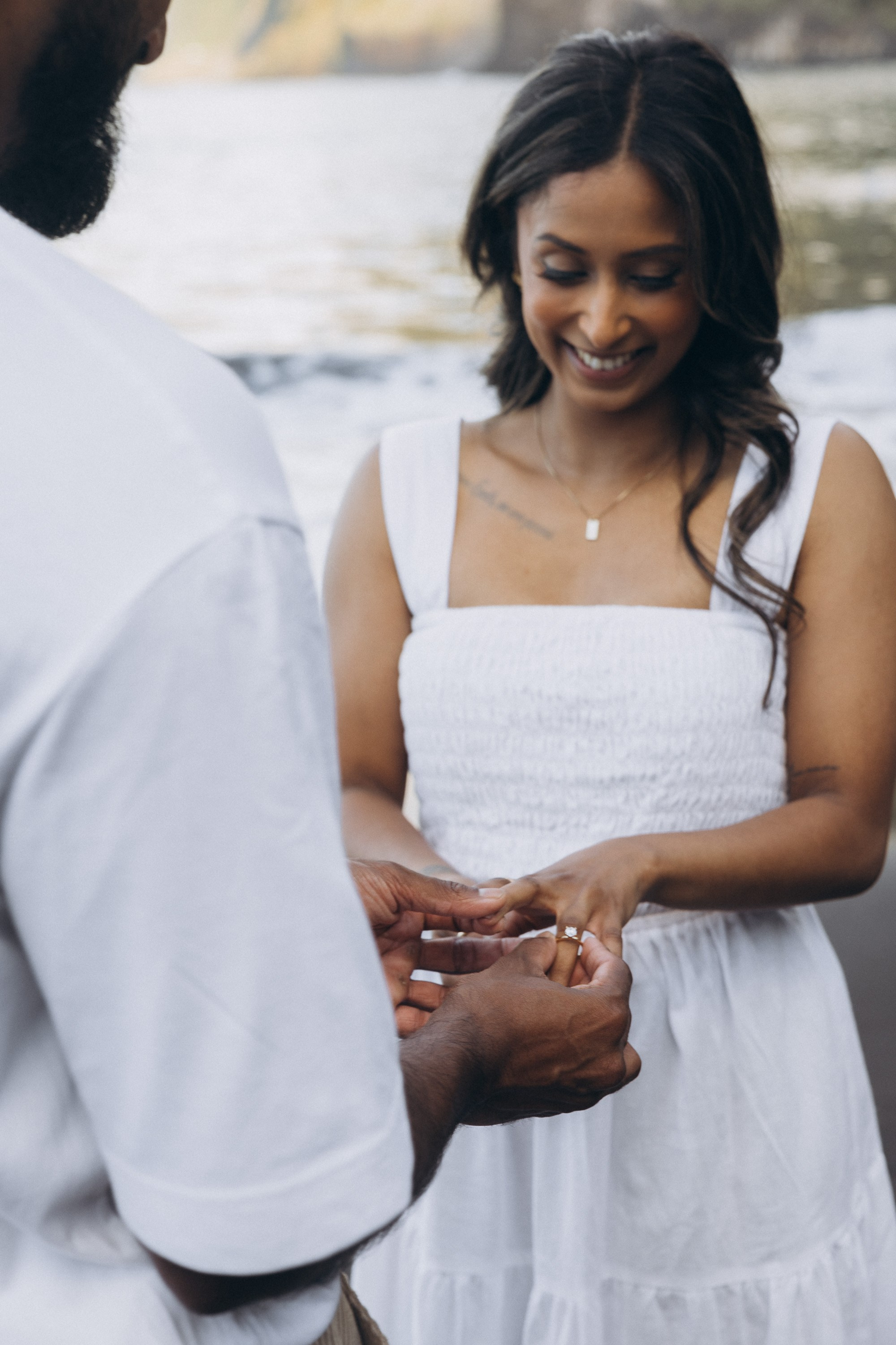 Proposal at Seixal Beach, Madeira – romantic engagement by the ocean, capturing intimate moments on the black sand shore
