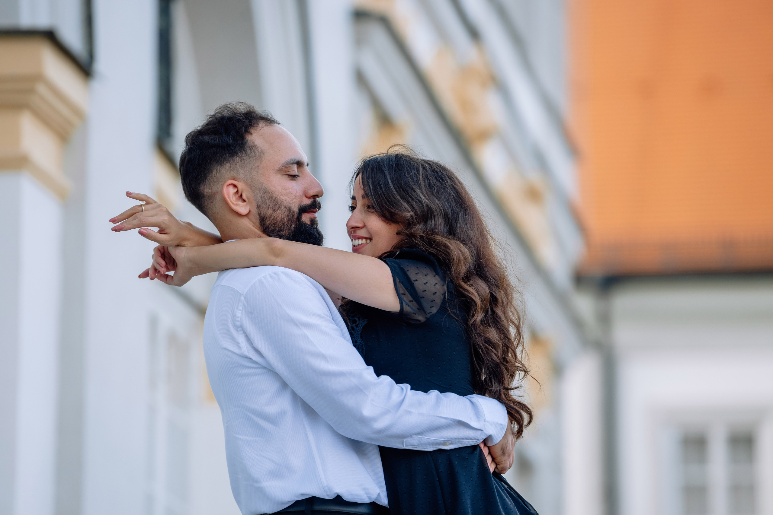 Antrag am Schloss Nymphenburg. Hochzeitsfotograf München Taufe Familienfotograf Tanja Mauke