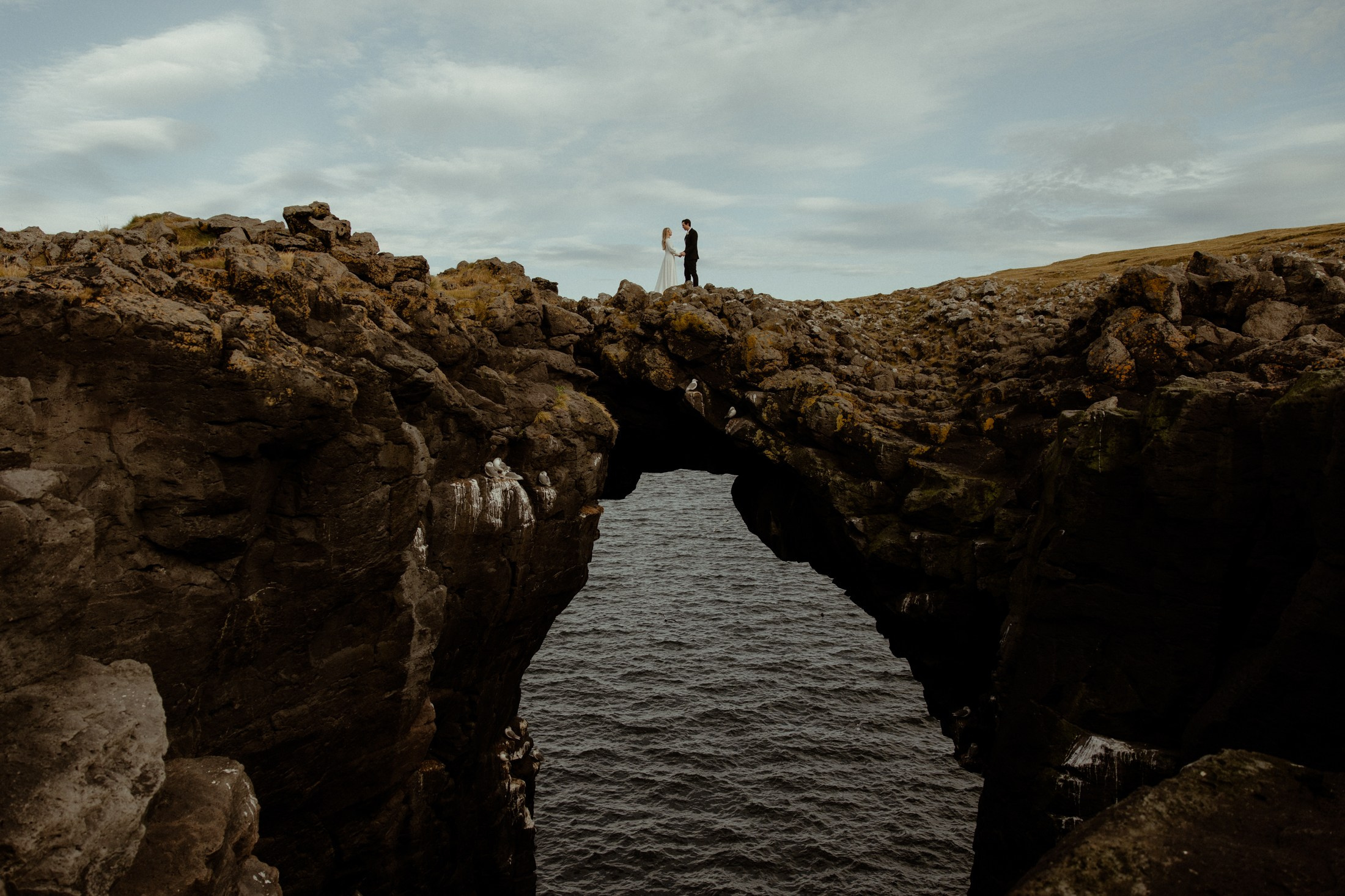 Iceland elopement at Budir Black Church | Snæfellsnes wedding by Iceland elopement photographer & videographer. Iceland elopement photographer & videographer
