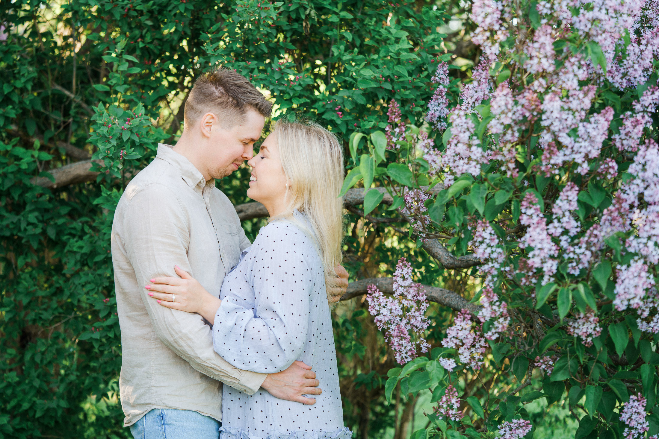 Kihlakuvaus Helsingin keskustassa