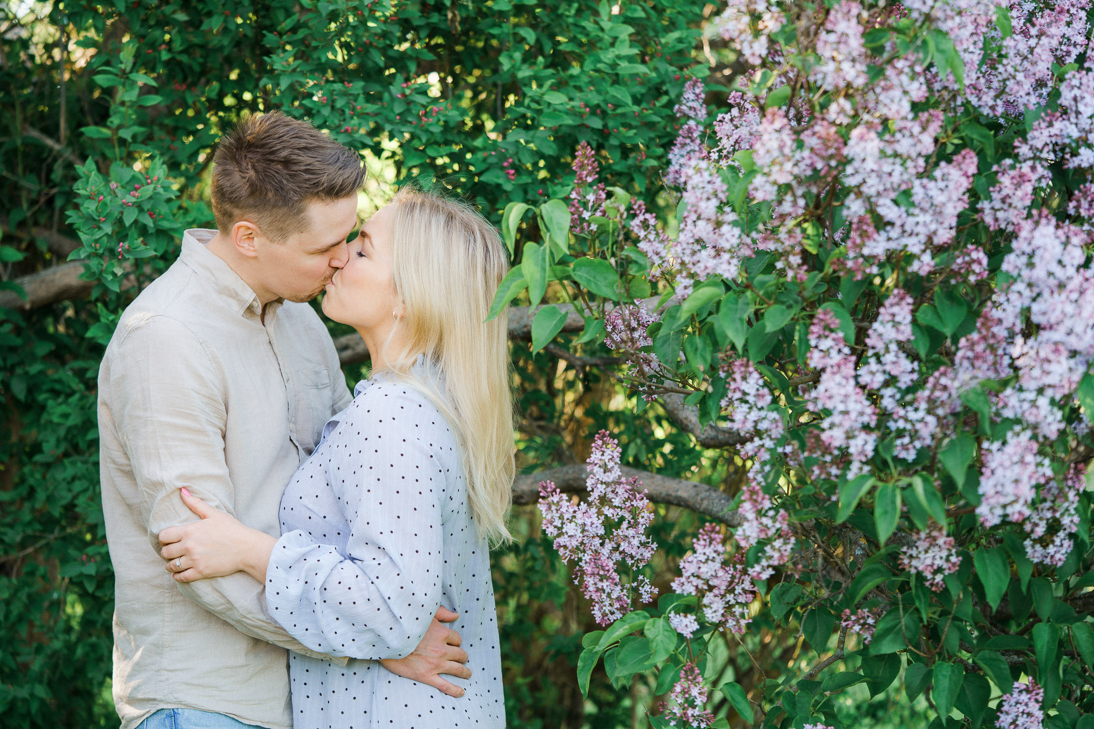 Kihlakuvaus Helsingin keskustassa