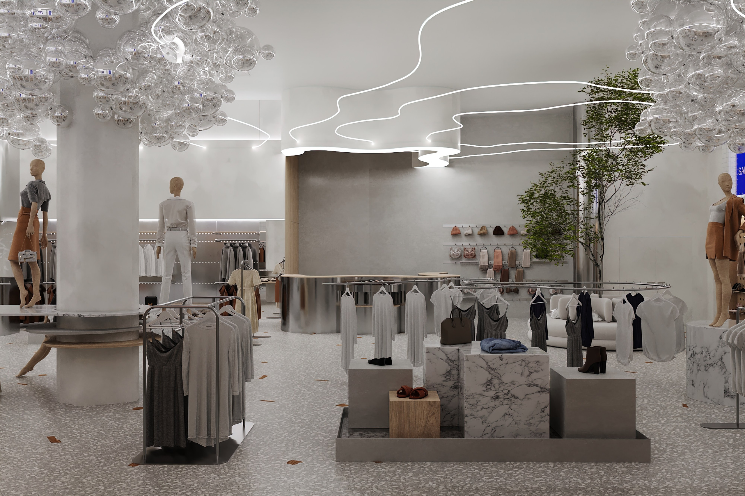 Commercial spaces. Interior design by Yuliya Shpeter