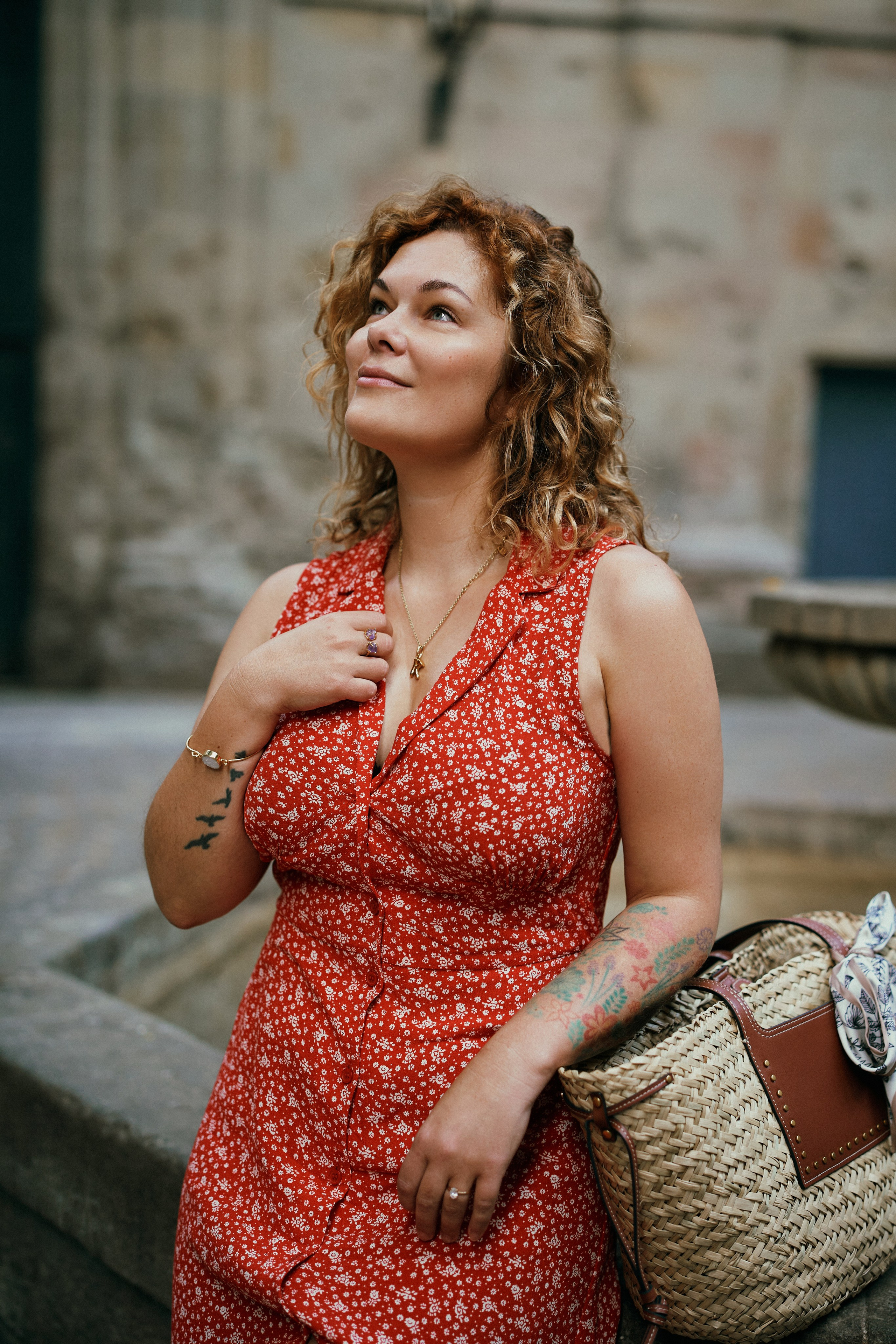 Красное платье. Кристина. Фотограф в Барселоне Жанна Захарченко