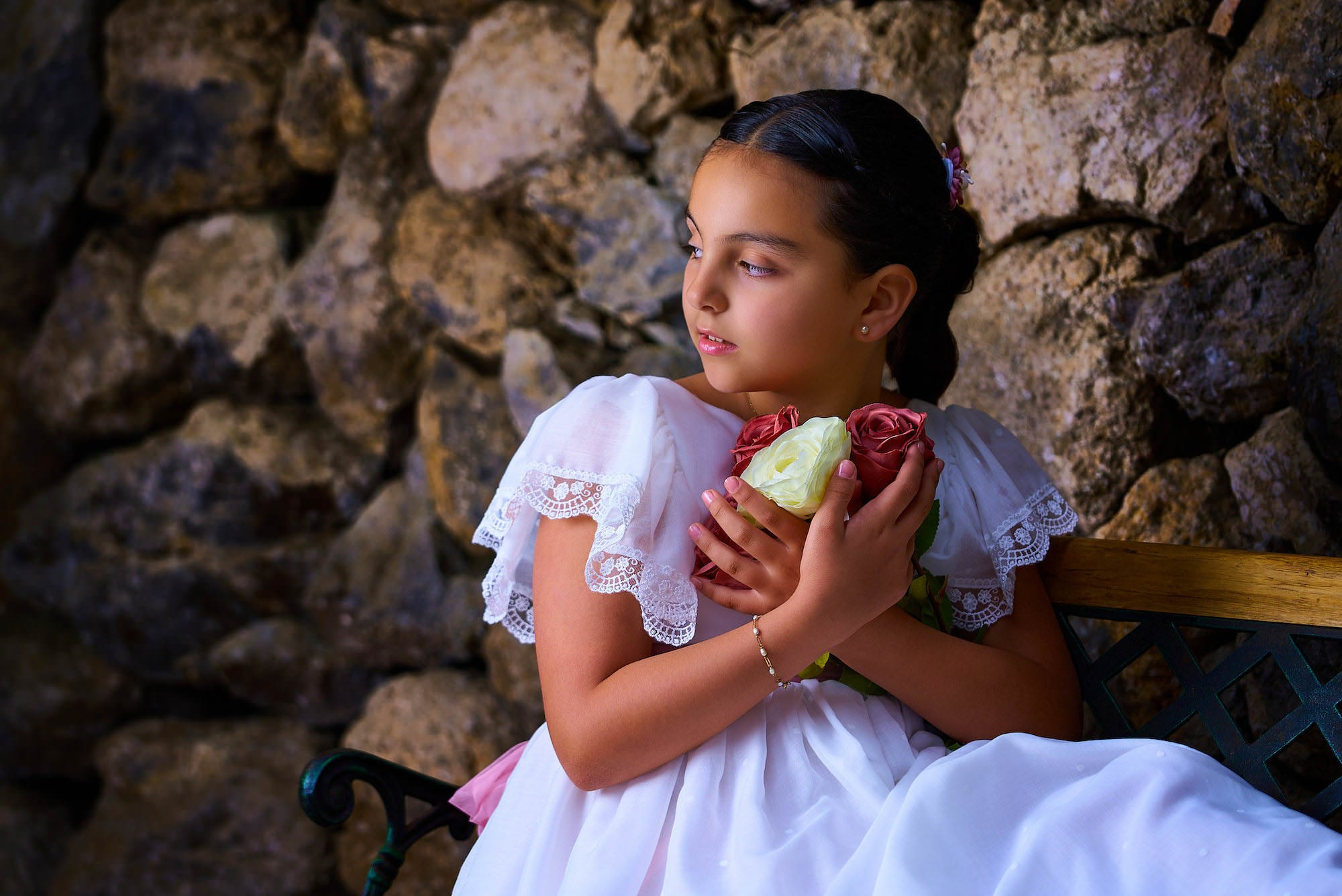 Sesión de fotos Comunión en Tenerife. Fotógrafos en Tenerife dedicados a la fotografía de bebes, niños y familia