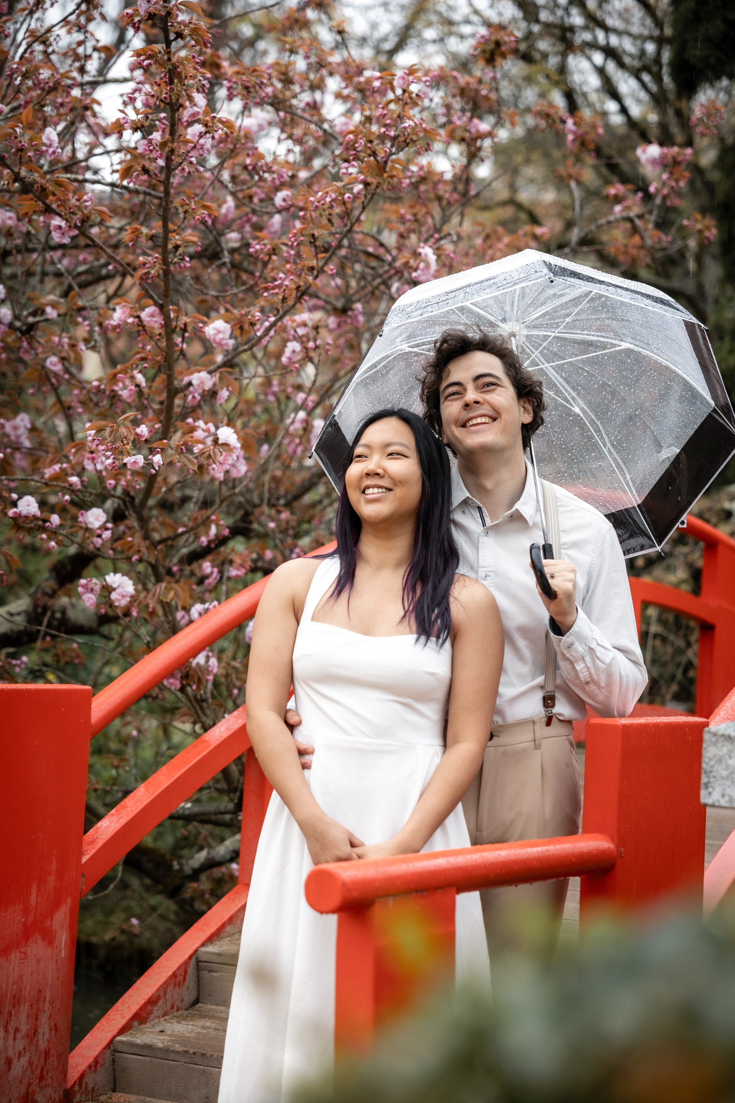 Photoshoot in the blooming Japanese Garden of Toulouse. Eugénie Smirnova — Photographe à Toulouse et dans le Sud-Ouest