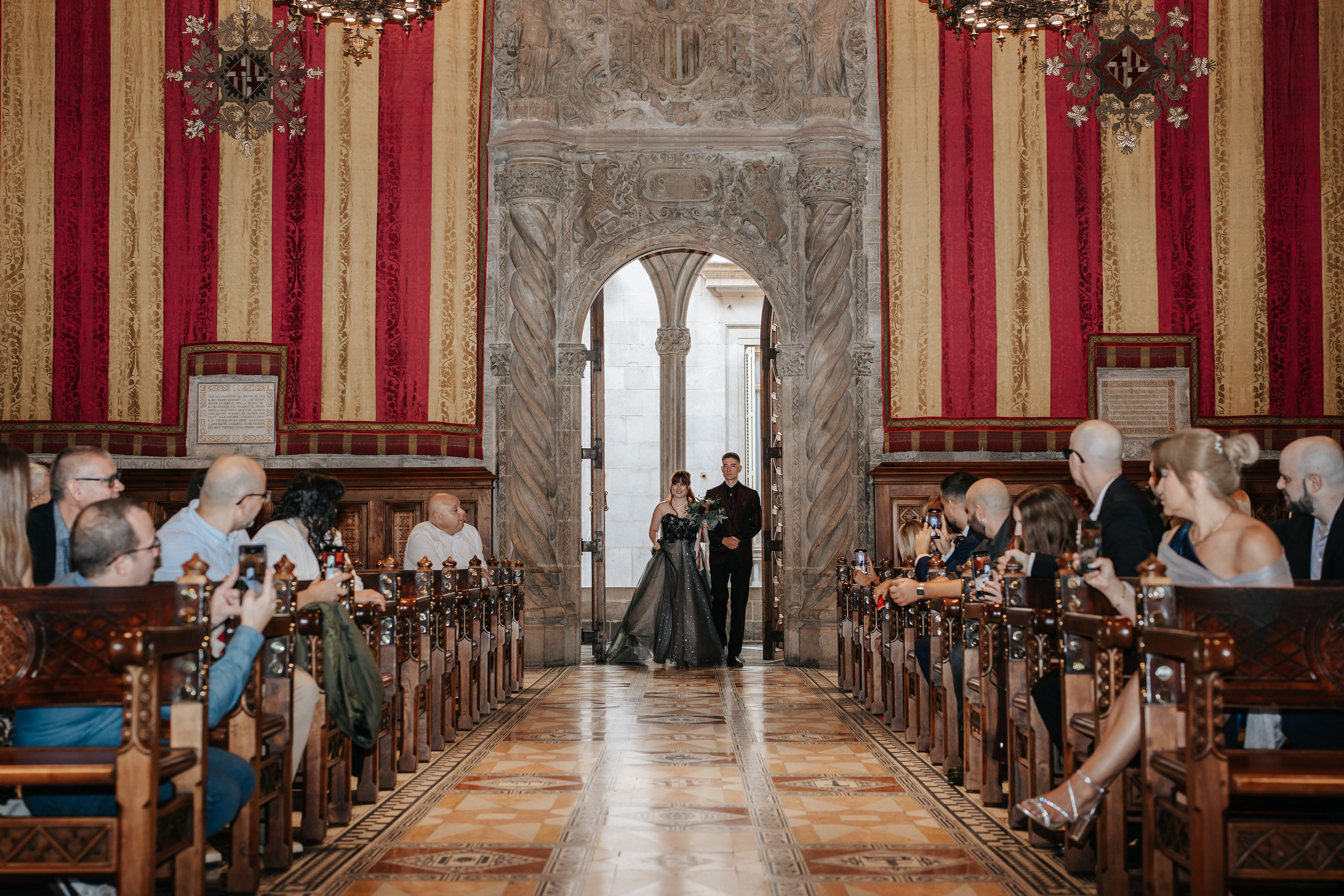 Alicia+Ruben, 04.10.2025, Ayuntamiento de Barcelona, Hotel Miramar. Fotógrafa de bodas en Cataluña