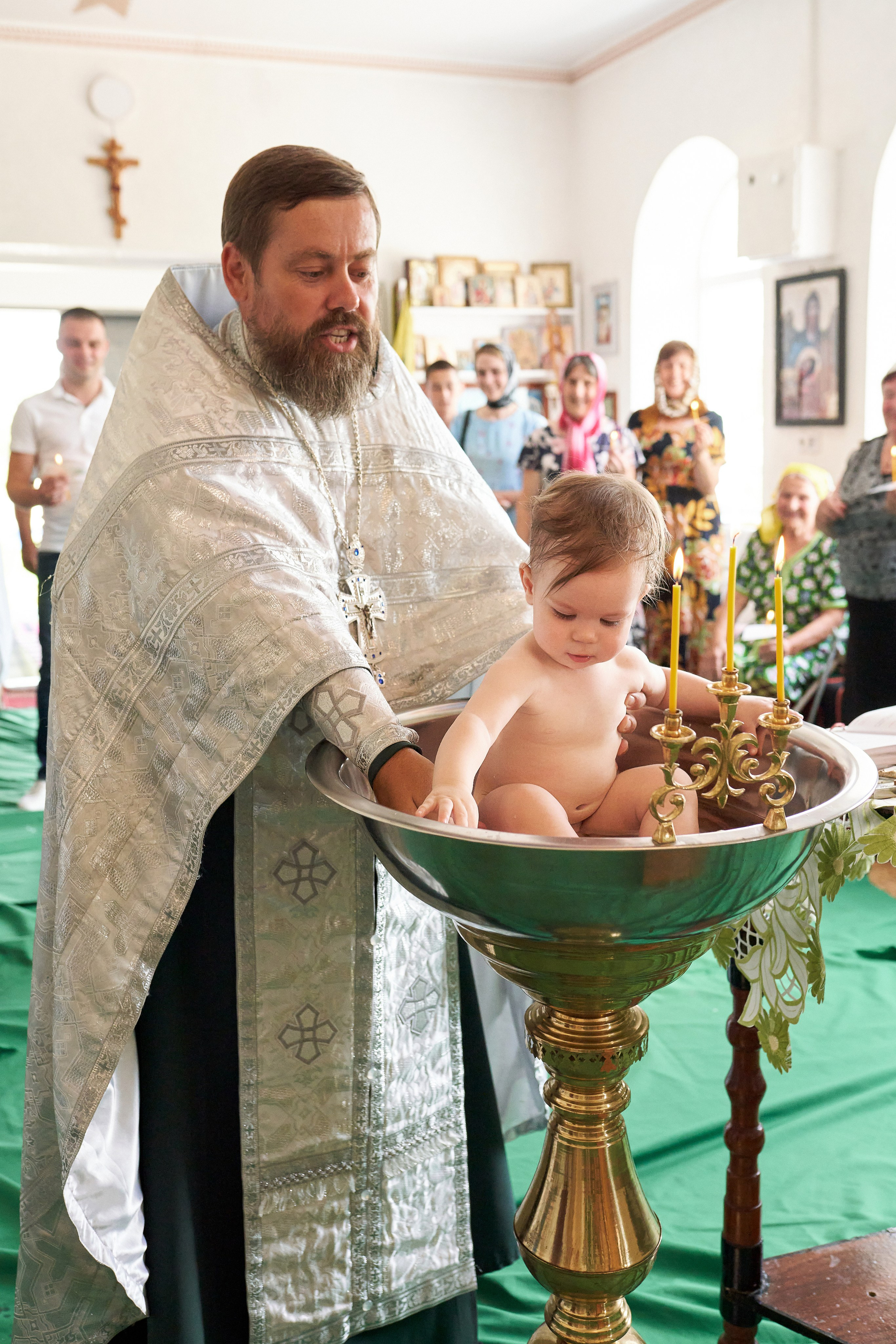 Крещение Киры. Дмитрий и Каролина Тофан