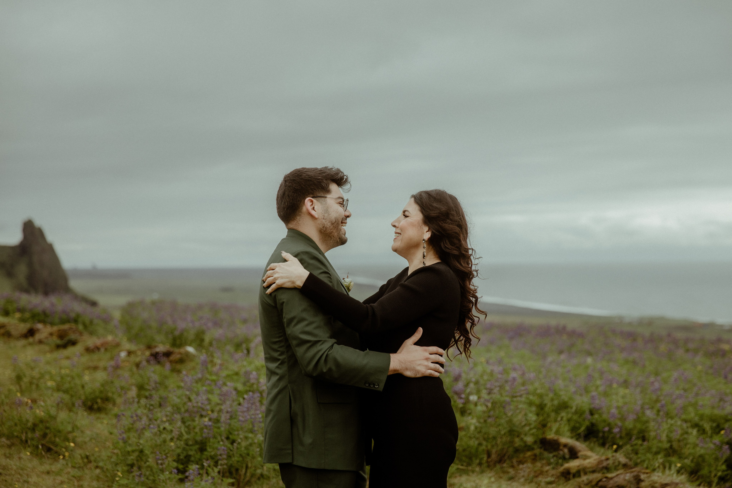 Elopement at Kvernufoss Waterfall. Iceland elopement photo and video | Nikolaichik Photo