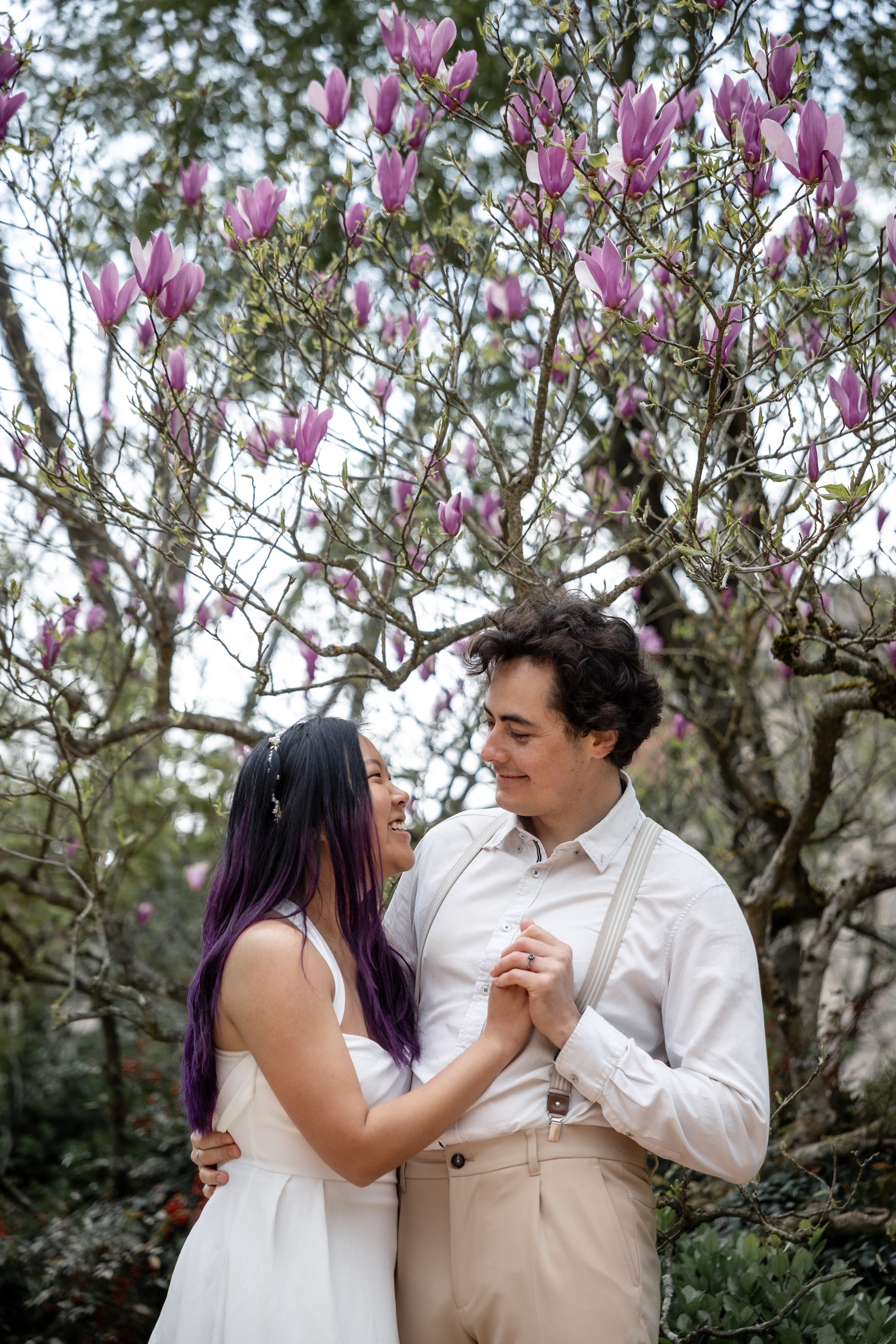 Photoshoot in the blooming Japanese Garden of Toulouse. Eugénie Smirnova — Photographe à Toulouse et dans le Sud-Ouest