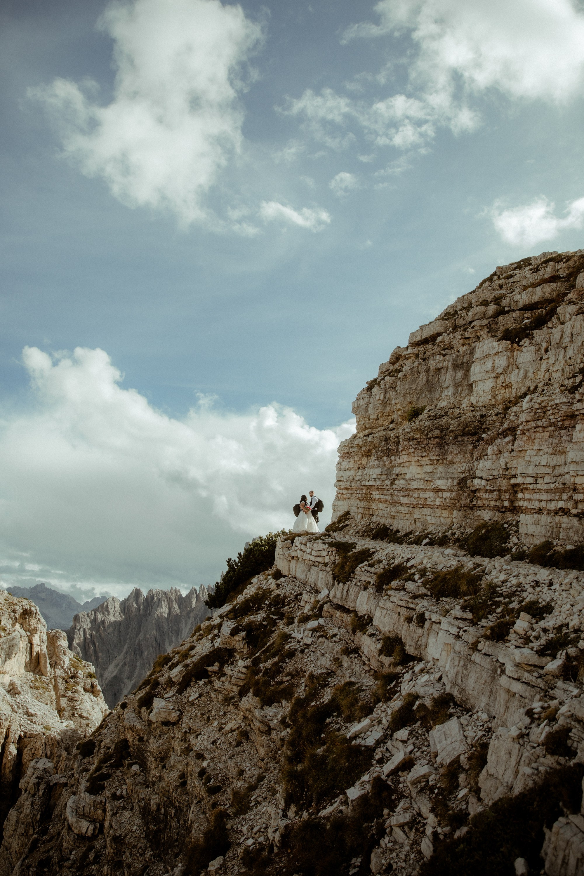 Secret Dolomites elopement at Lago di Braies & Cadini di Misurina | Best place to elope in Italy. Iceland elopement photographer & videographer