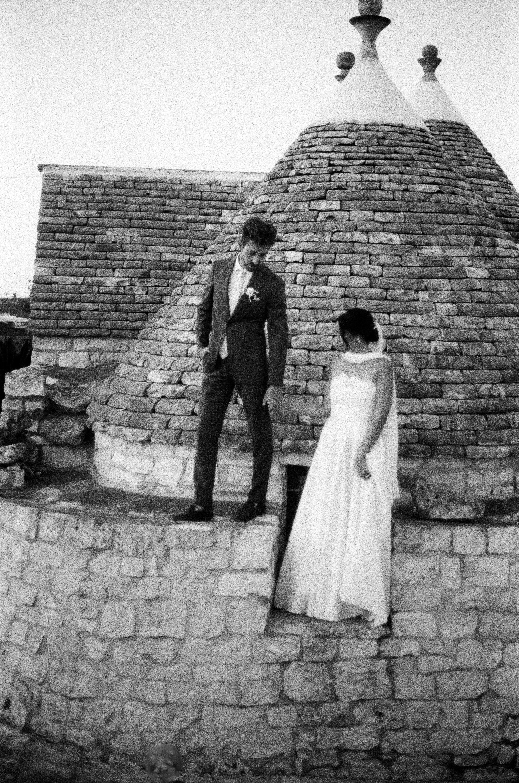 Stephanie & Christian film photos. Wedding photographer Italy