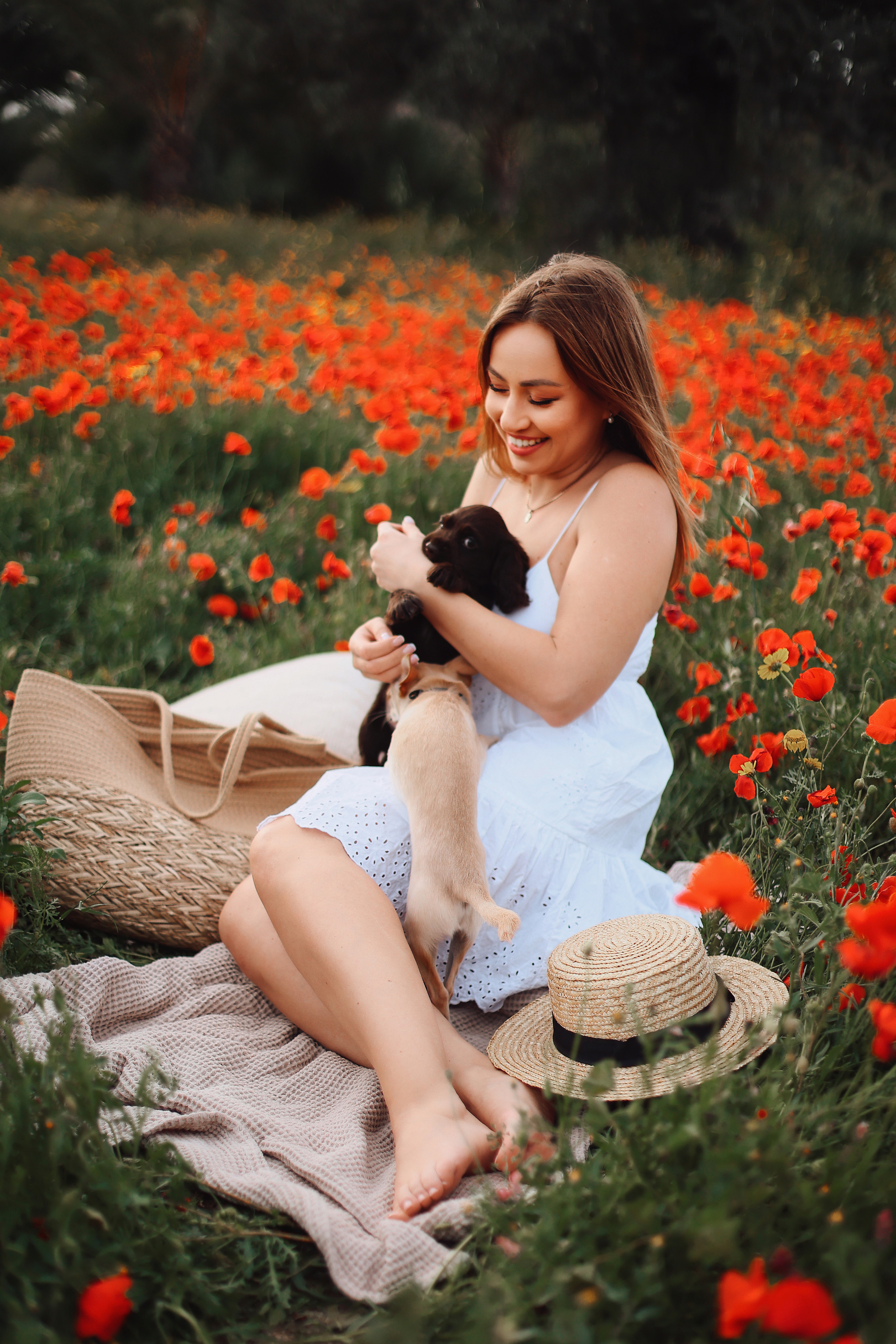 Фотосессия в маках. Апрель, 2023,. Kipriotka. Ваш фотограф на Кипре (Айя-Напа, Протарас)