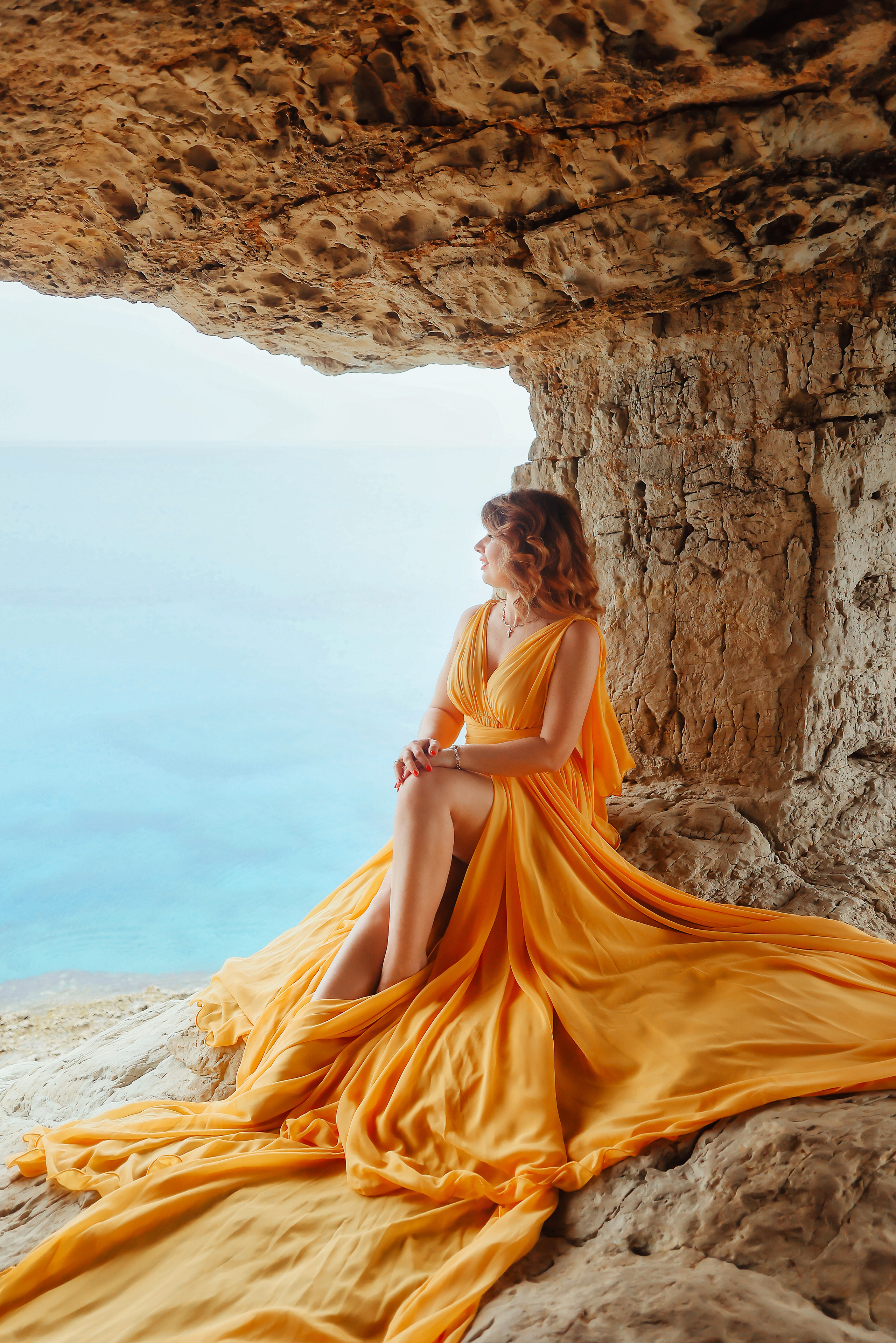 Фотосессия на Кипре в летящем платье. Март, 2023. Kipriotka. Ваш фотограф на Кипре (Айя-Напа, Протарас)