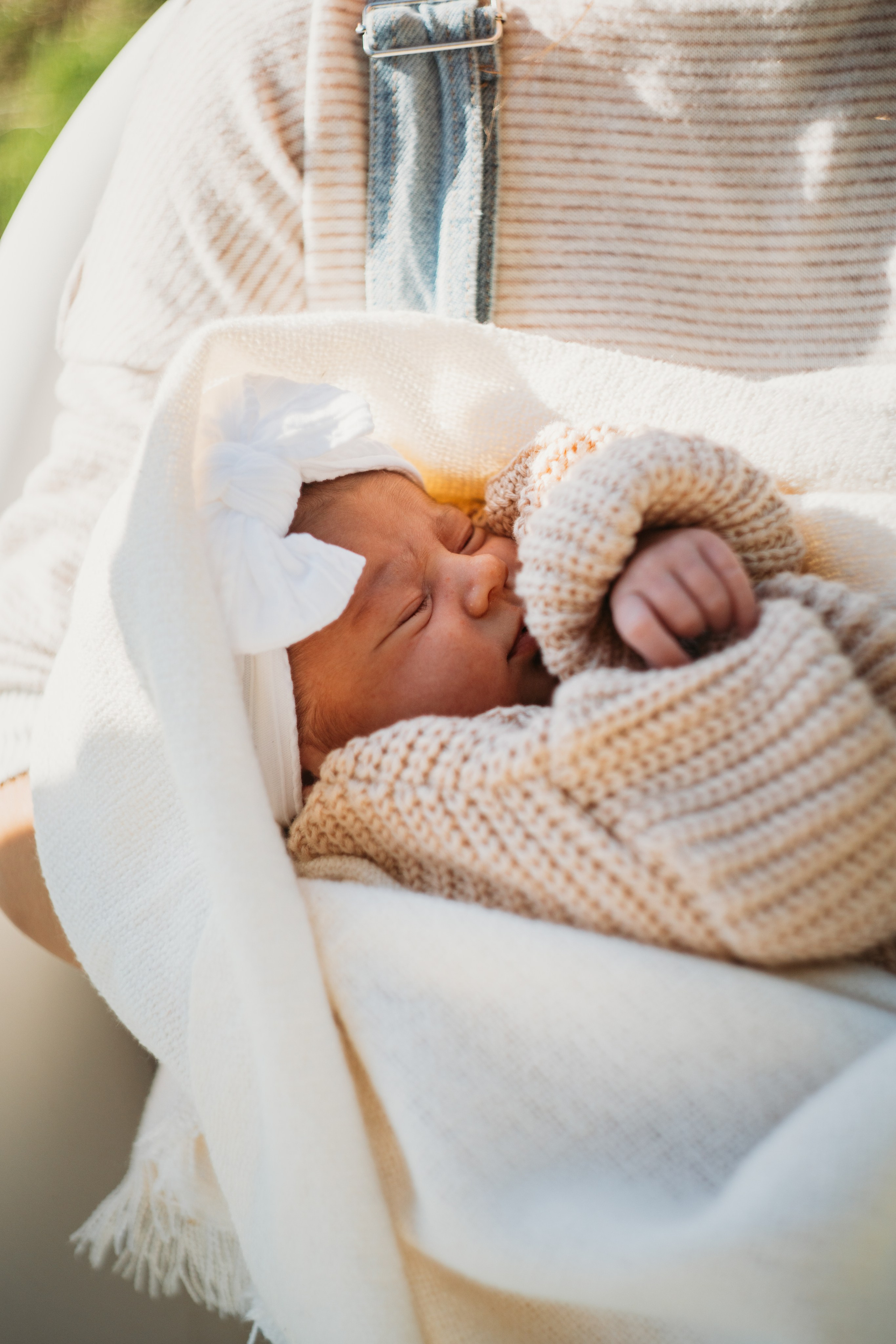 Newborn. Svitlana Miahka fotografa a Genova