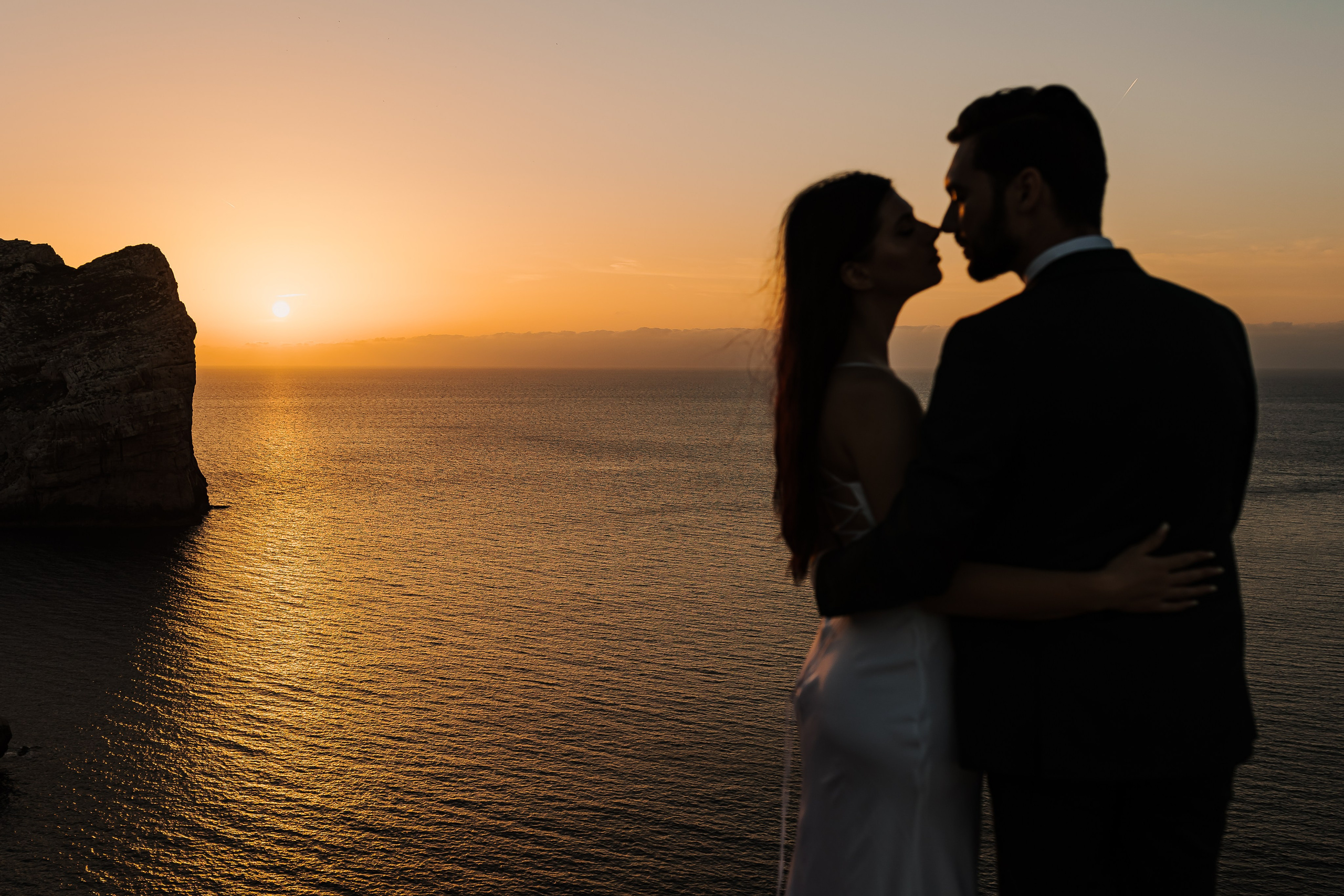 sedinta foto dupa nunta la apus