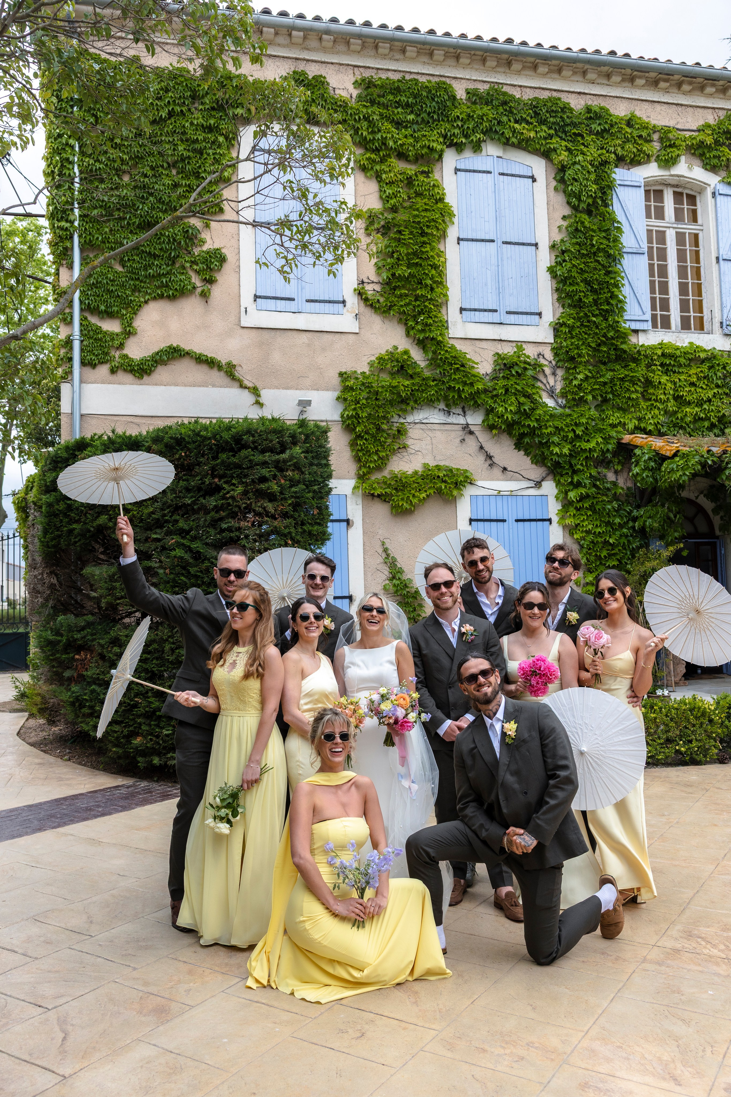 Свадьба в Château Du Puits Es Pratx — яркий день на юге Франции. Евгения Смирнова — фотограф в Тулузе и юго-западной Франции