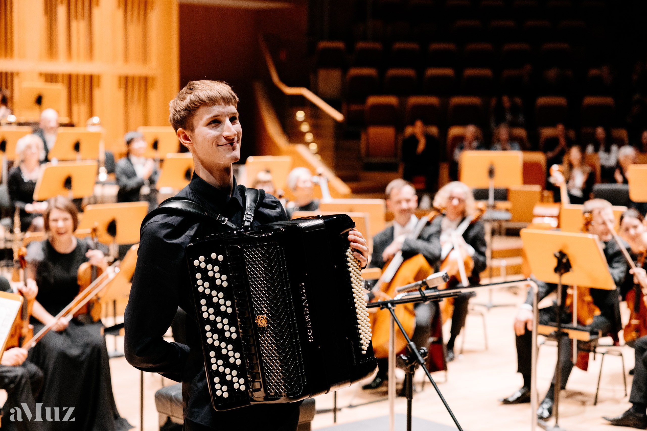 Koncert dyplomantów aMuz w Polskiej Filharmonii Bałtyckiej. Fotograf Ślubny Warszawa - Sesje Biznesowe Rodzinne Eventy