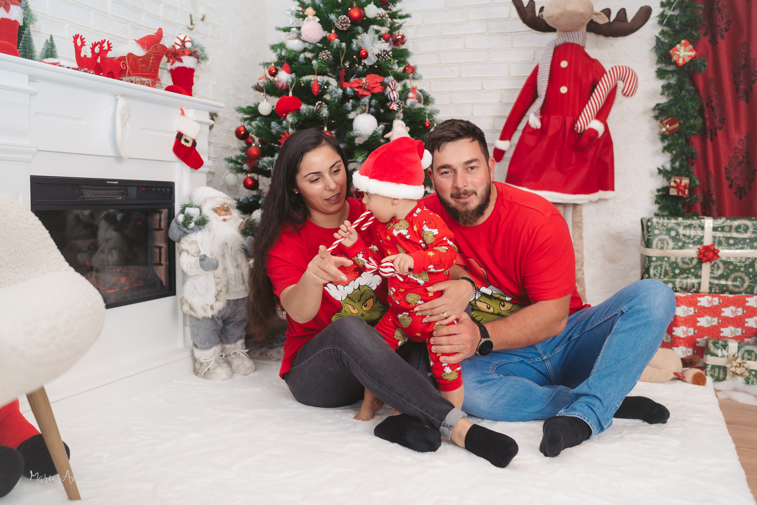 Familia Hacman - Un Crăciun de poveste. Marius Alex fotograf de eveniment si portret din Suceava