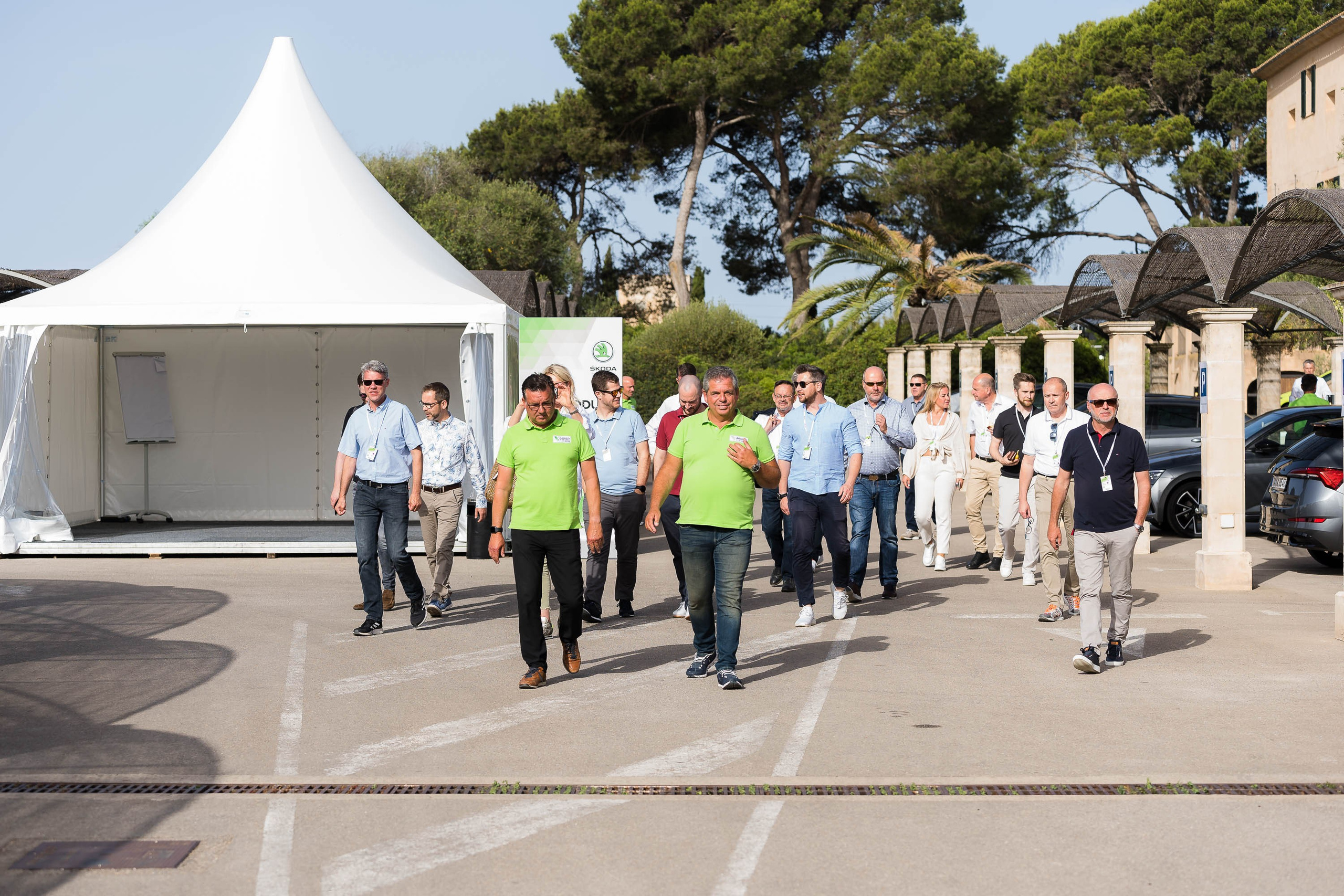 Skoda car presentation manufacturer in Mallorca. Mallorca Wedding, Corporate & Social Photographer