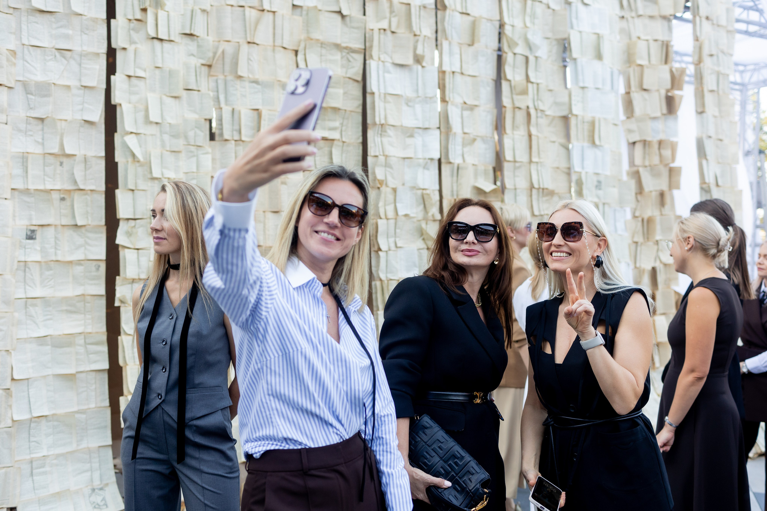 L.Storojuc backstage runway. MATVEEVA STUDIO