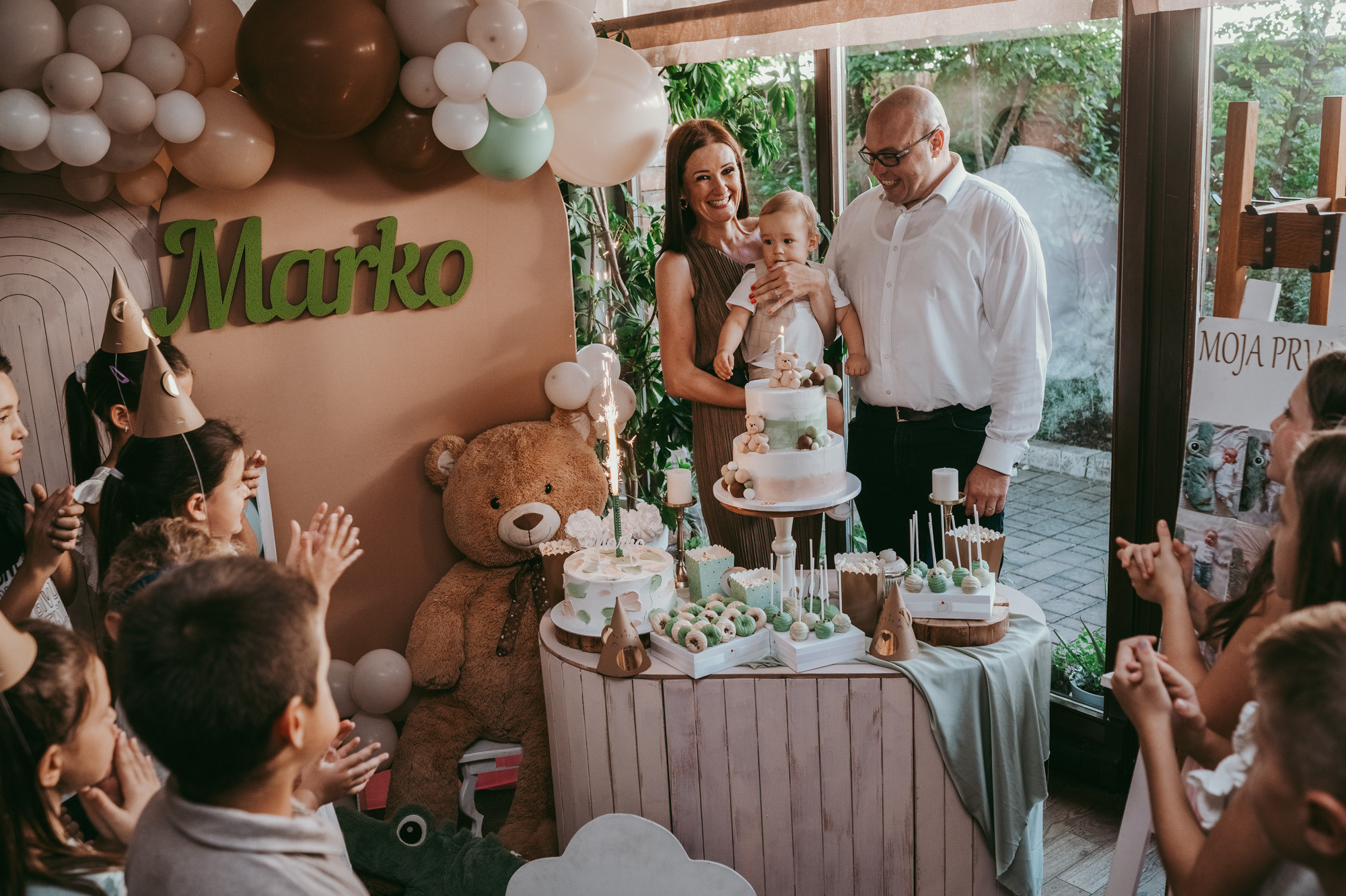 Marko 1.rodjendan. Deciji i porodicni fotograf u Beogradu Oksana Skendzic