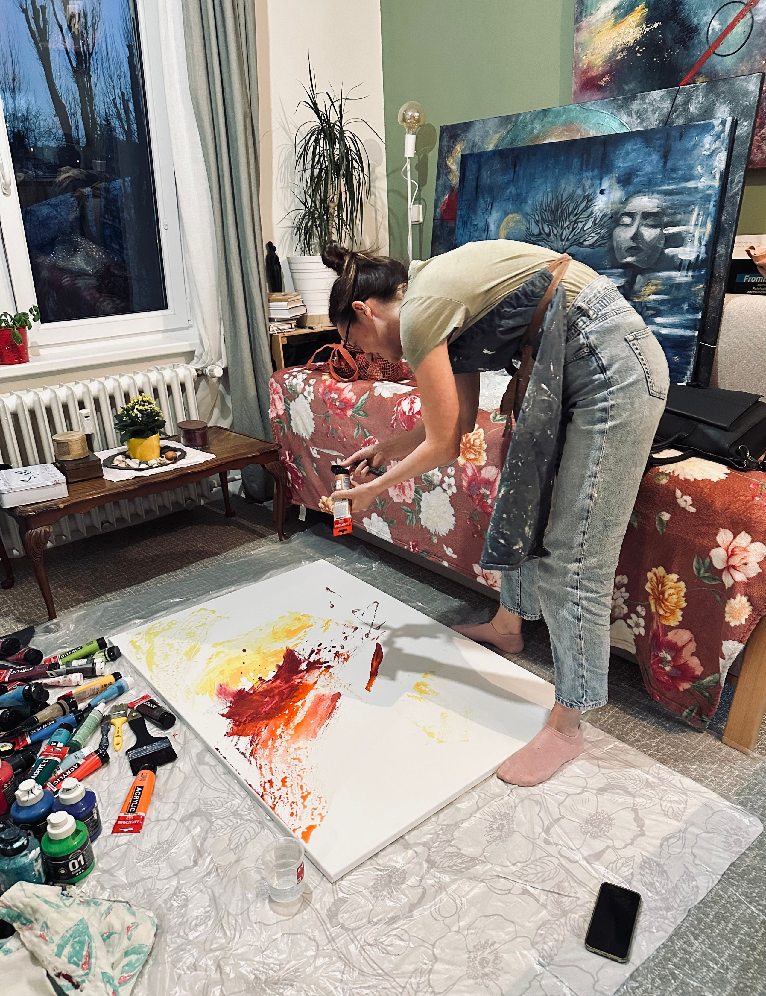 Skupinový workshop introspektivní malby. Dana Lišková — Empatická fotografka | Introspektivní umělkyně | Neurodivergentní koučka| Zakladatelka Artepy.cz