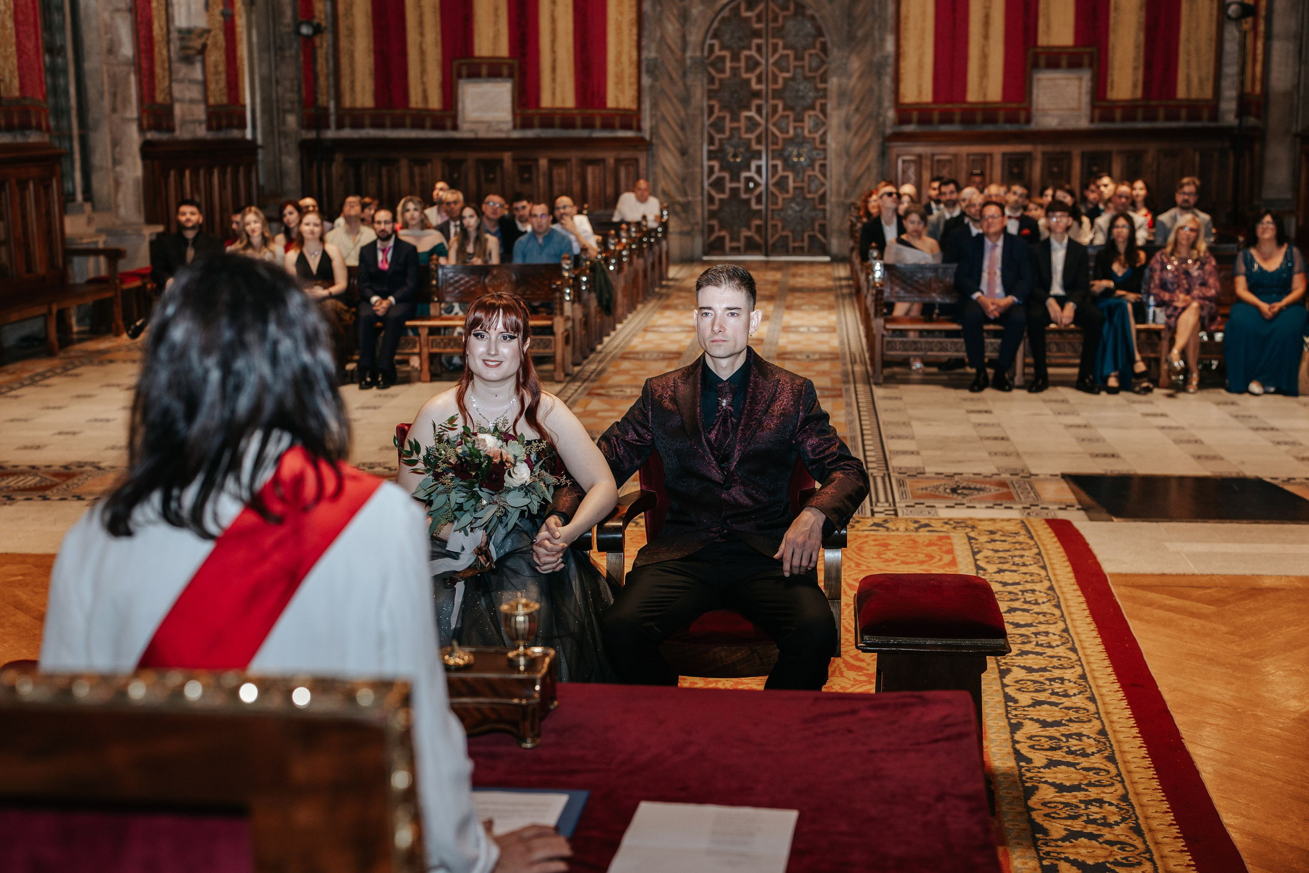 Alicia+Ruben, 04.10.2025, Ayuntamiento de Barcelona, Hotel Miramar. Fotógrafa de bodas en Cataluña
