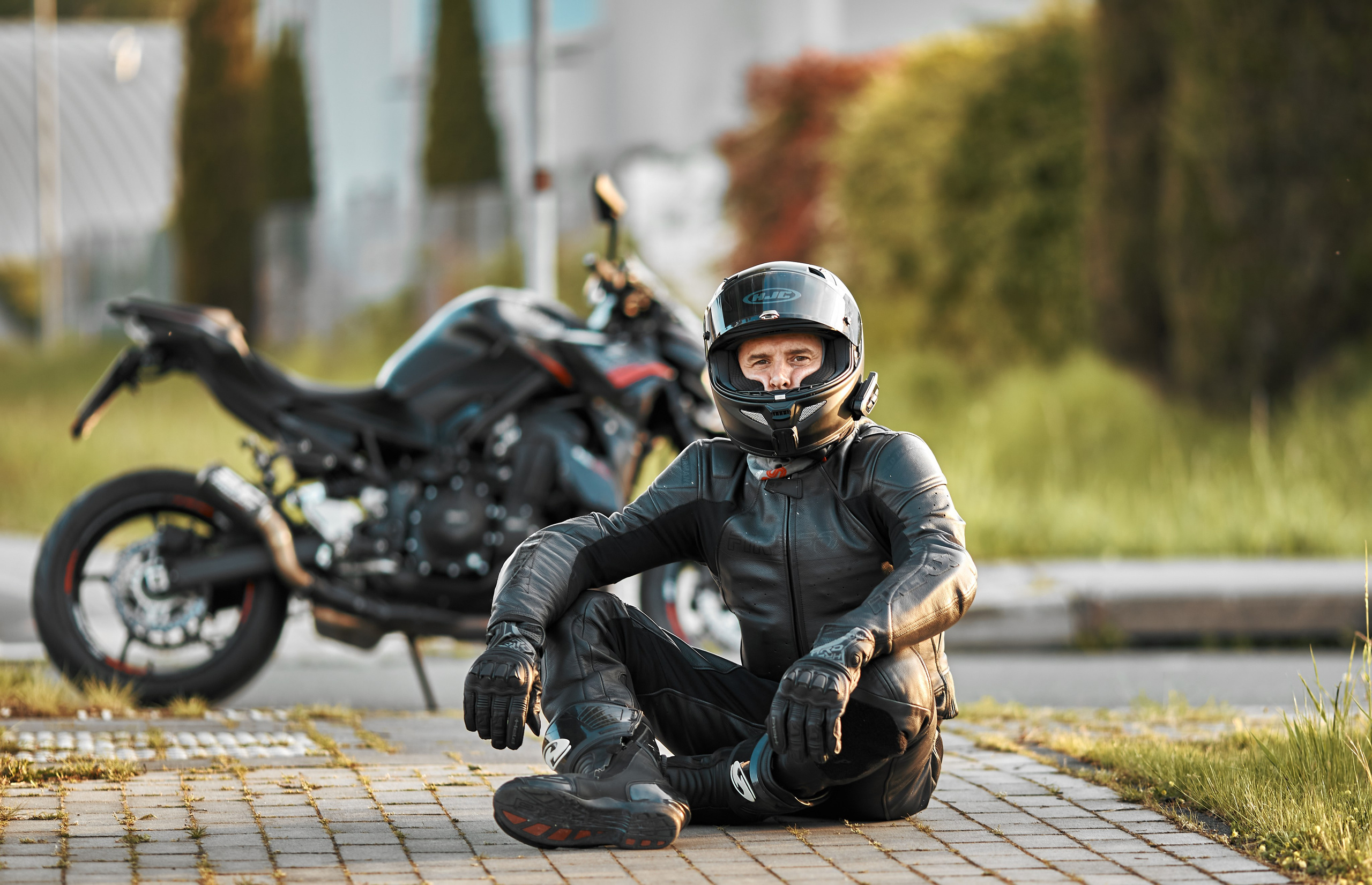 Motorrad-Fotoshooting. Neugeborenen, Kinder, Familie Fotografin Oberhausen NRW Marina Lykov