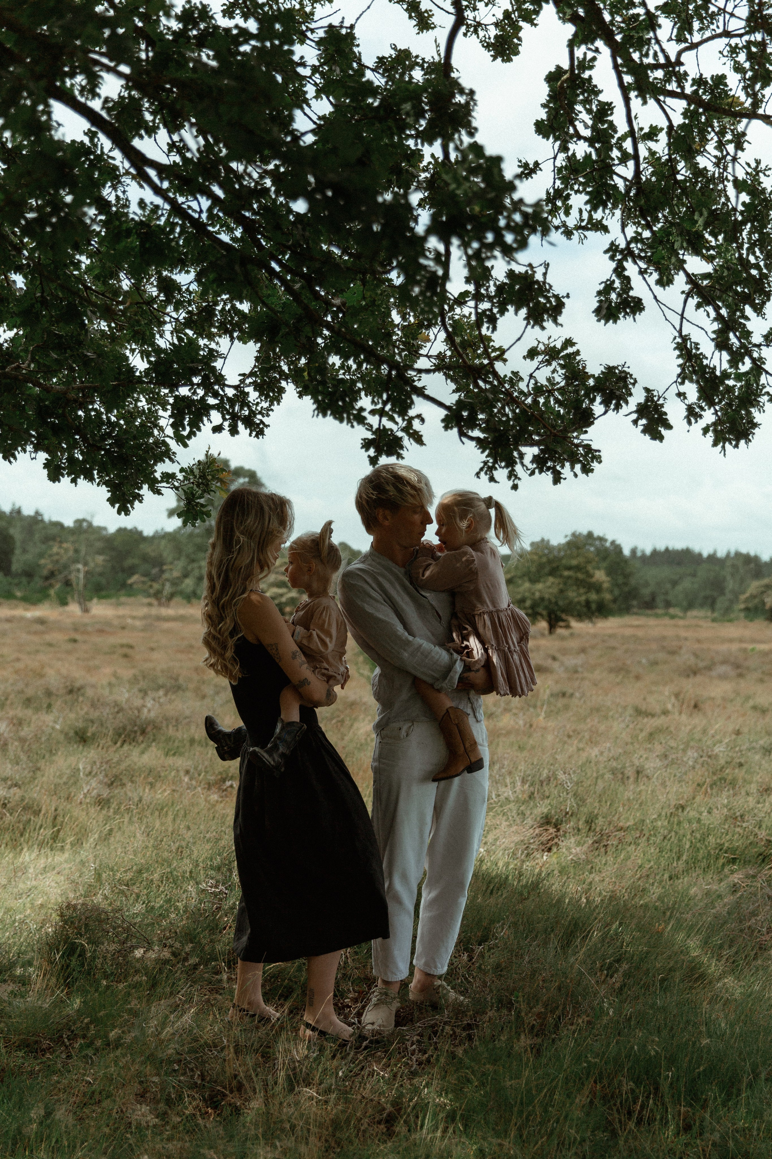 Family hugs. True self