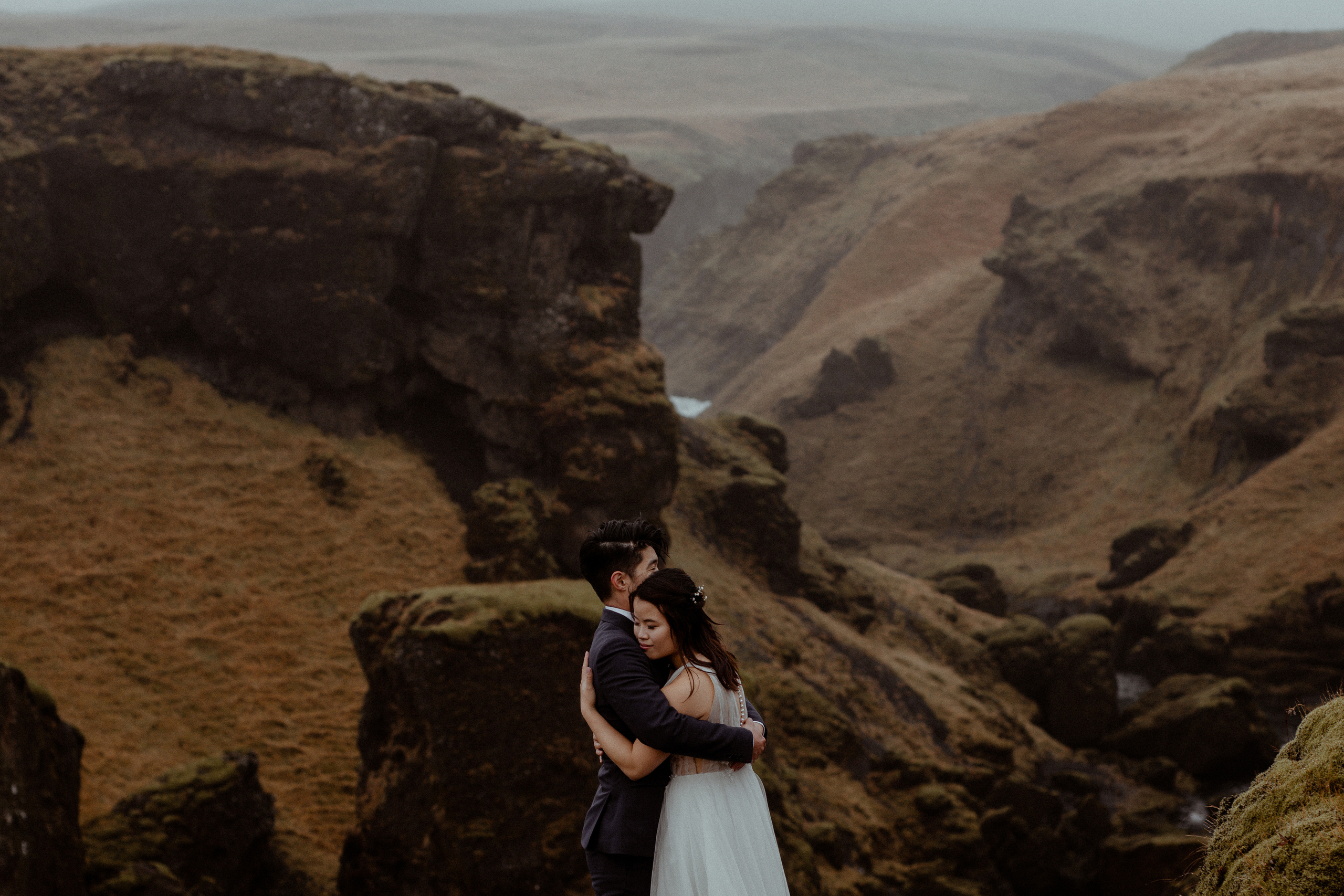 Hidden Waterfalls Iceland Elopement. Iceland elopement photo and video | Nikolaichik Photo