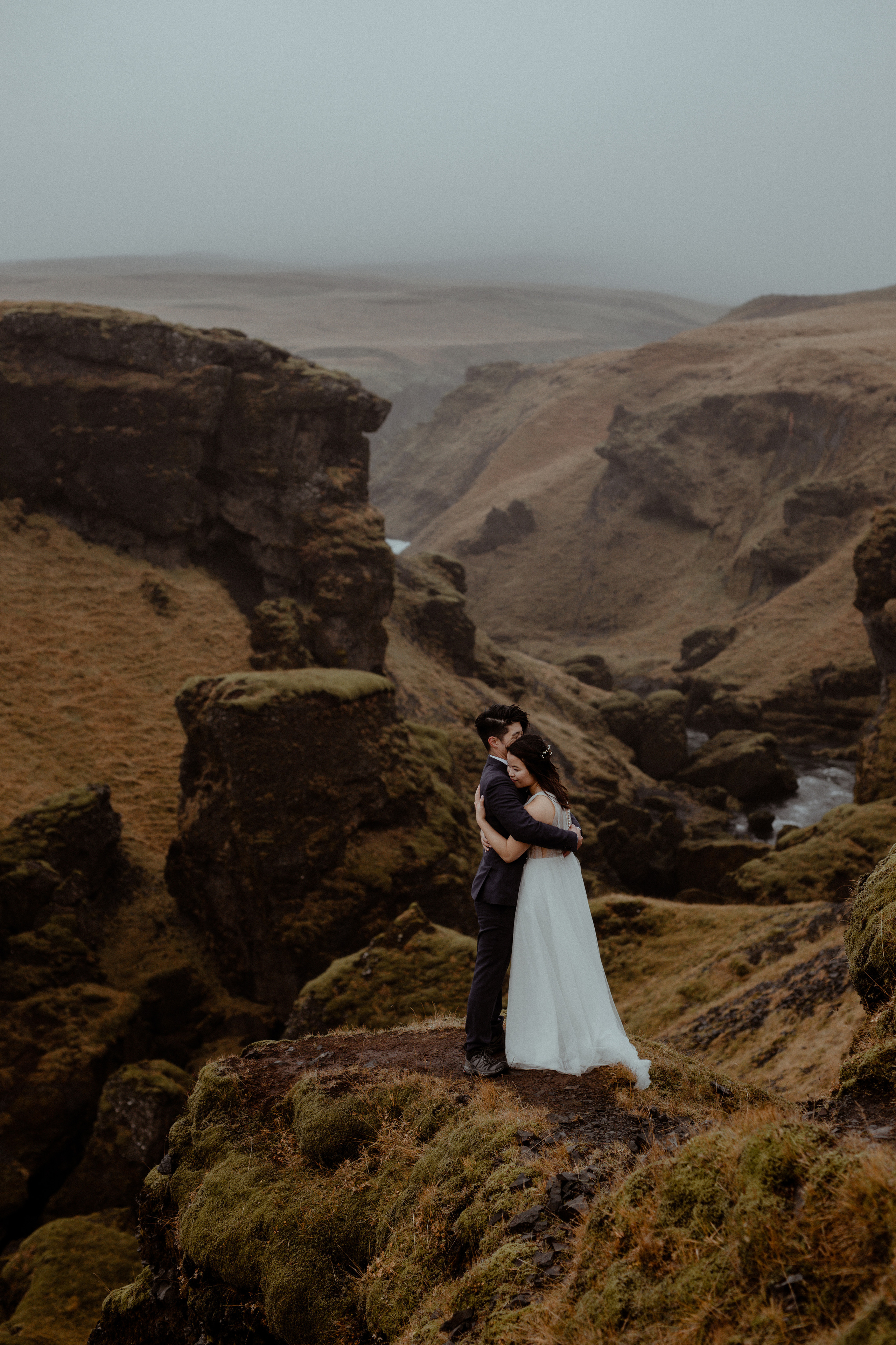 Hidden Waterfalls Iceland Elopement. Iceland elopement photo and video | Nikolaichik Photo