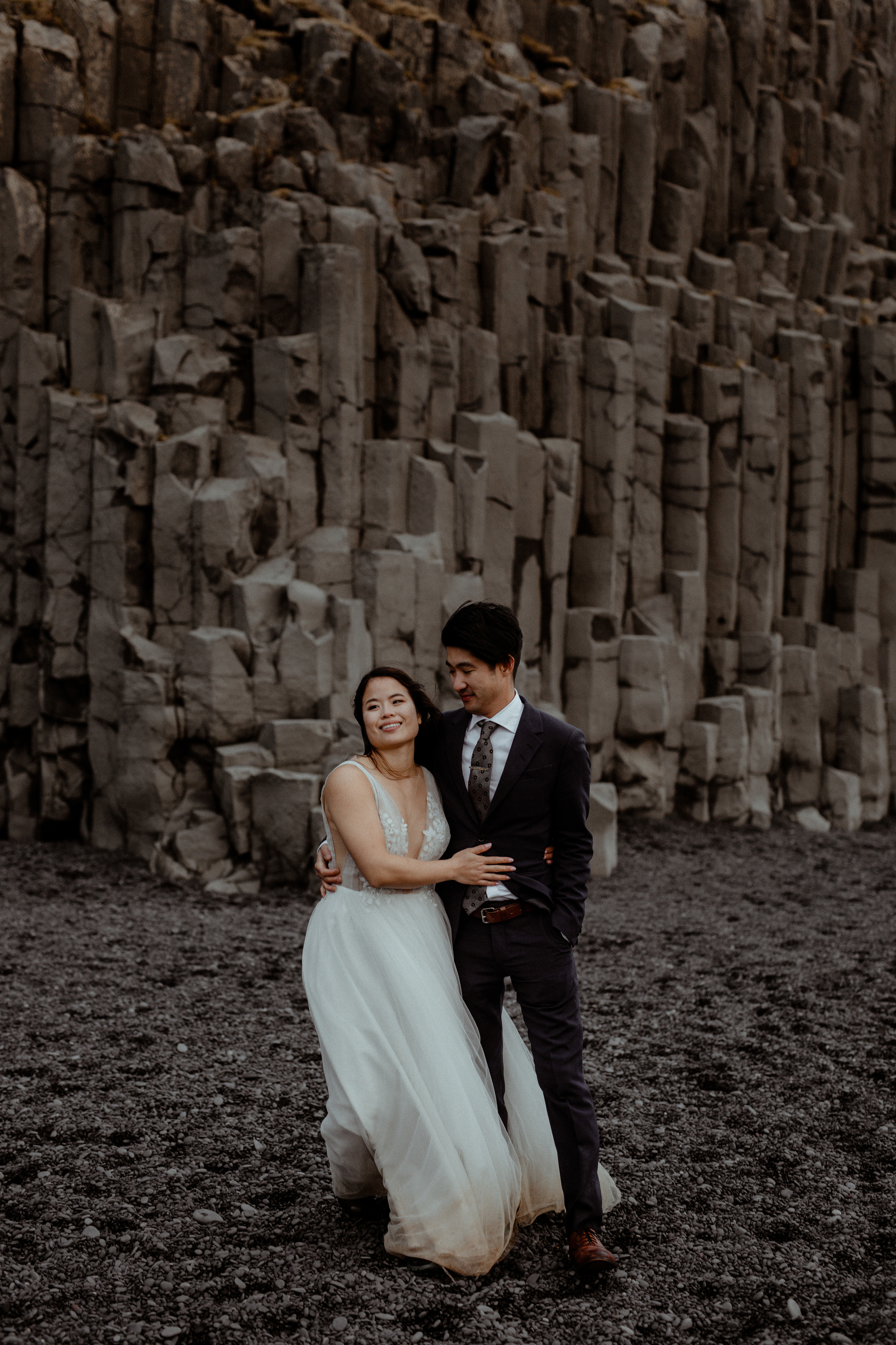 Hidden Waterfalls Iceland Elopement. Iceland elopement photo and video | Nikolaichik Photo