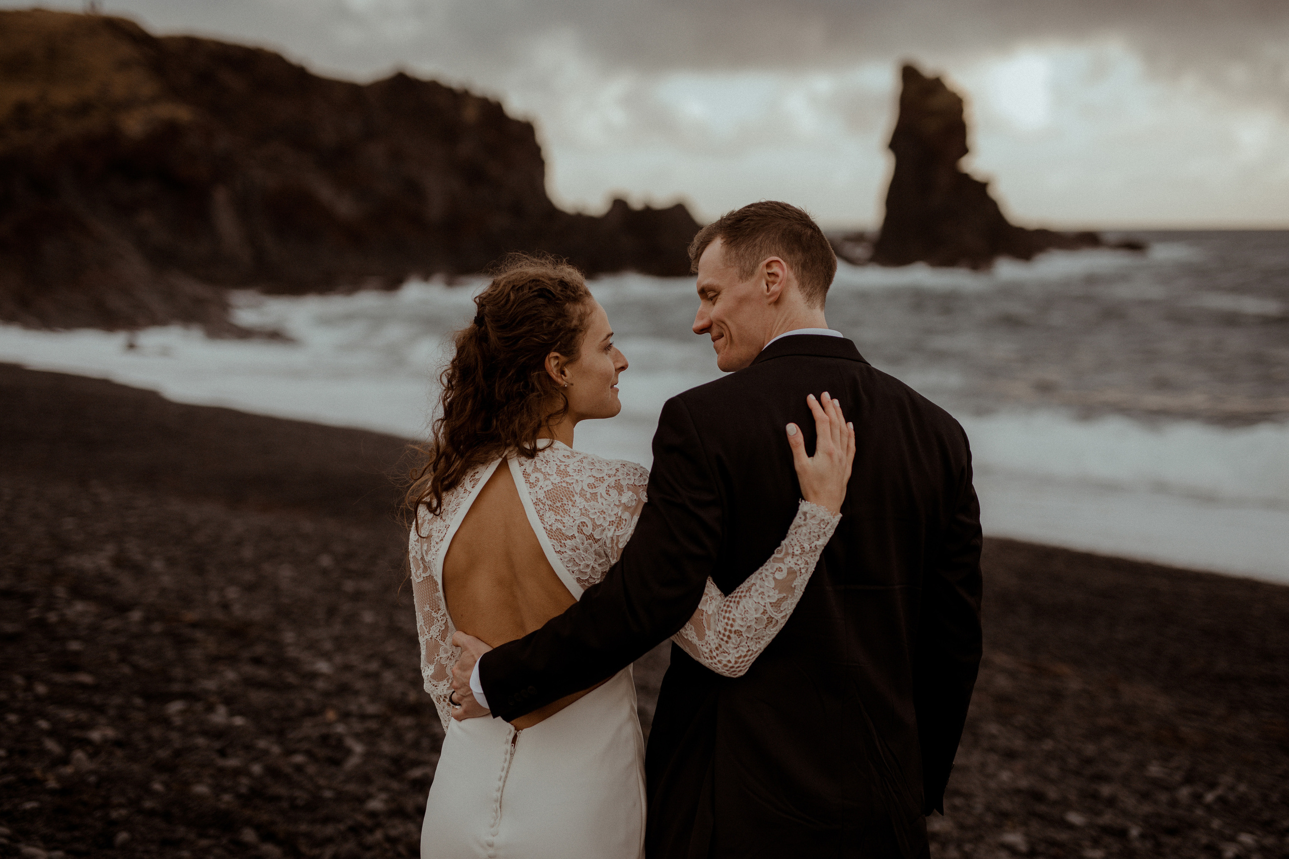Scenic Fjords Elopement in Iceland. Iceland elopement photographer & videographer