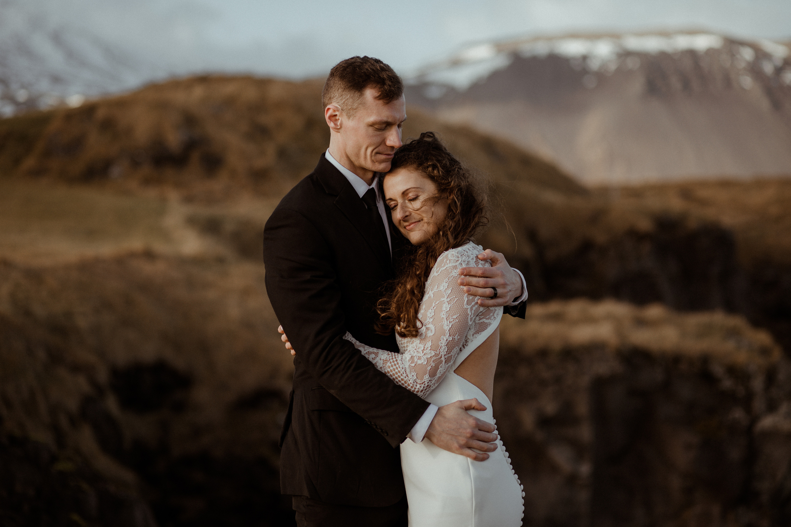 Scenic Fjords Elopement in Iceland. Iceland elopement photographer & videographer