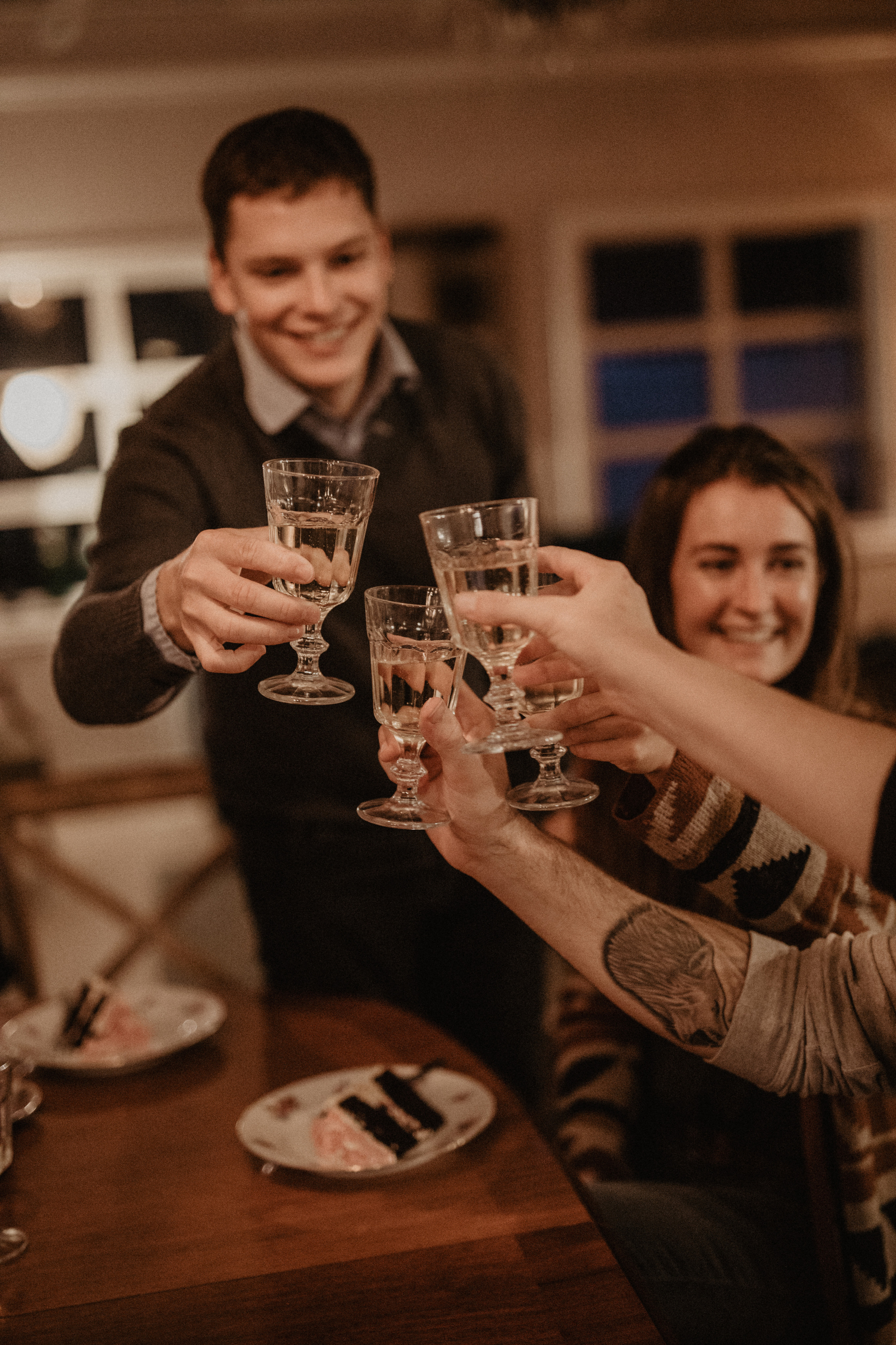 Ceremony at secret waterfall Iceland. Iceland elopement photographer & videographer