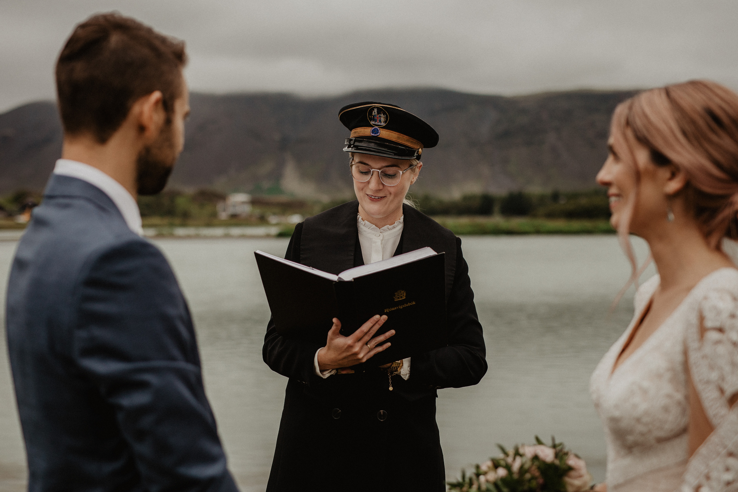Elopement at Haifoss waterfall. Iceland elopement photo and video | Nikolaichik Photo