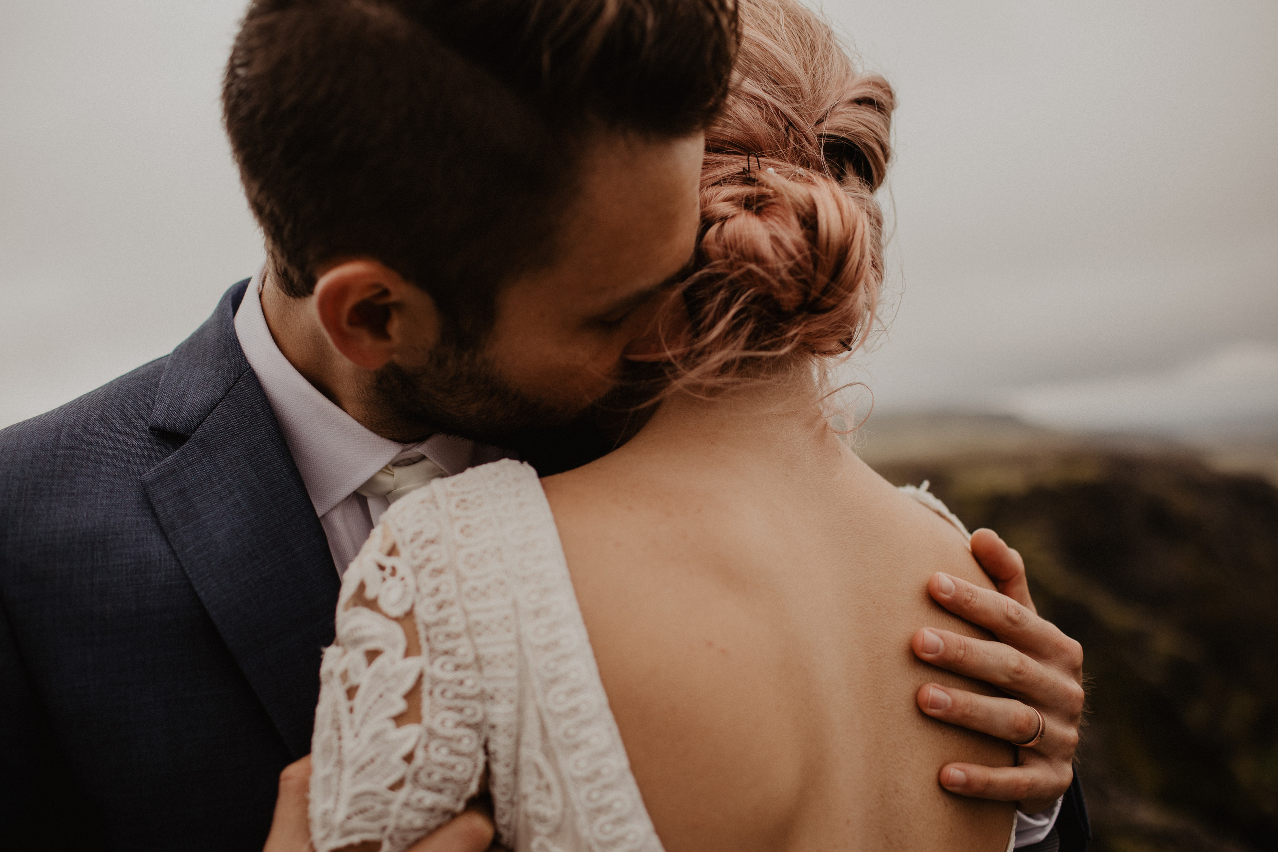 Elopement at Haifoss waterfall. Iceland elopement photo and video | Nikolaichik Photo