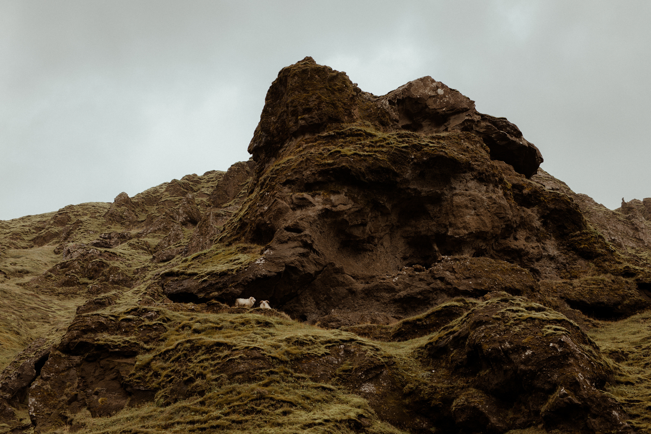 Ceremony at secret waterfall Iceland. Iceland elopement photographer & videographer