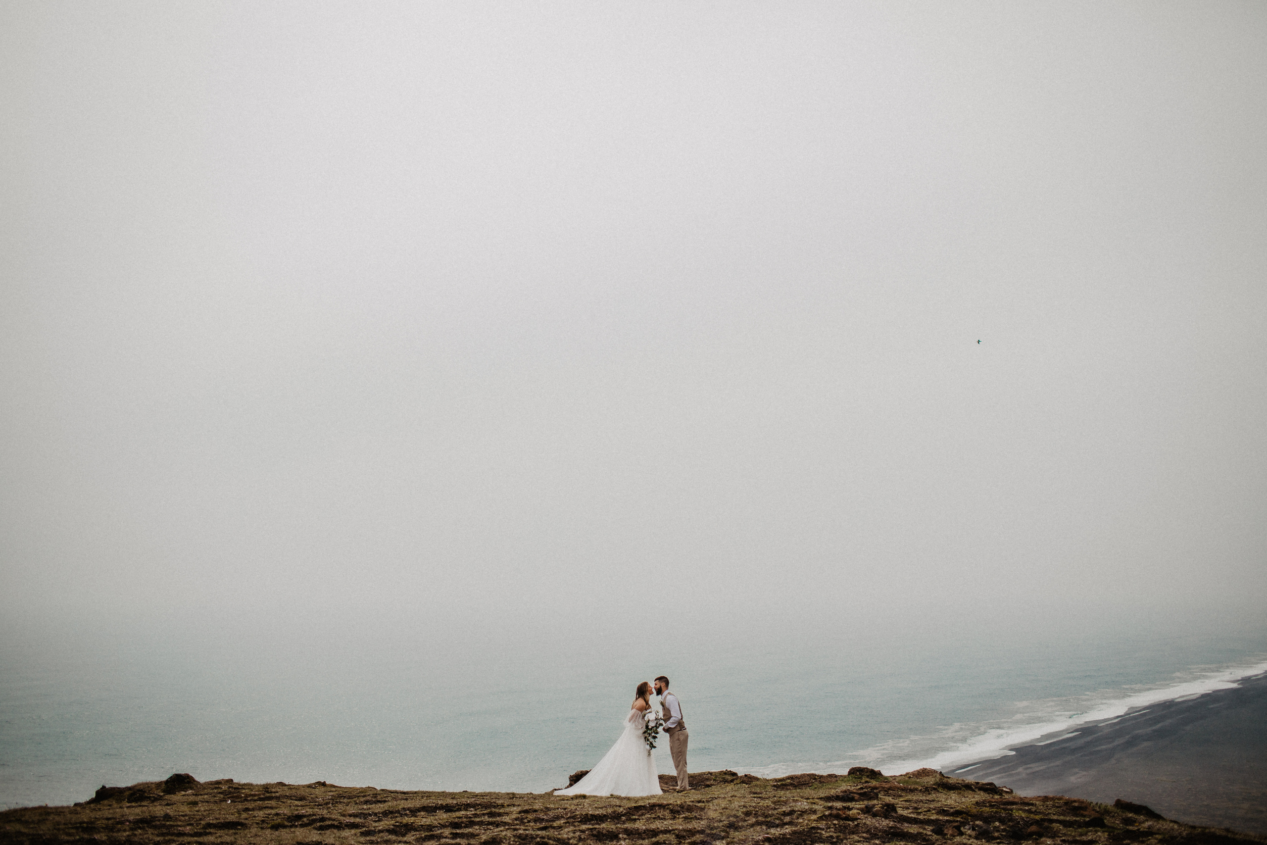 Vow exchanging ceremony in Iceland | Elopement in South Iceland. Iceland elopement photographer & videographer