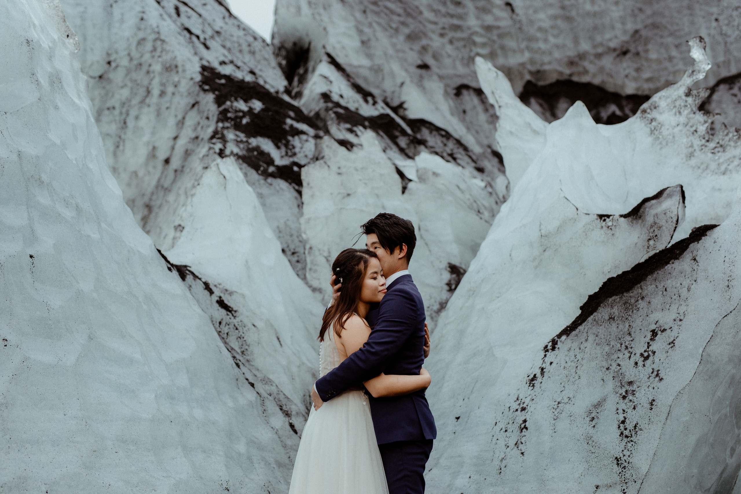 Hidden Waterfalls Iceland Elopement. Iceland elopement photo and video | Nikolaichik Photo
