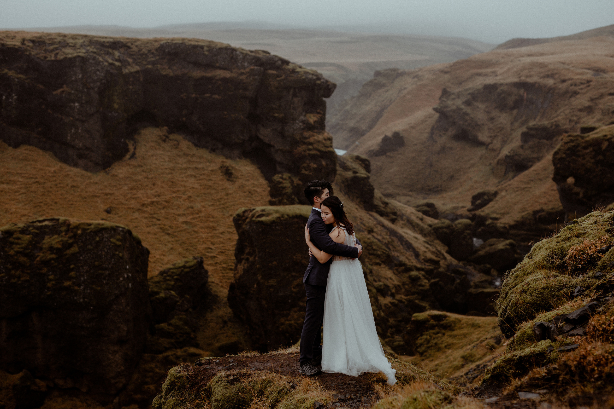 Hidden Waterfalls Iceland Elopement. Iceland elopement photo and video | Nikolaichik Photo