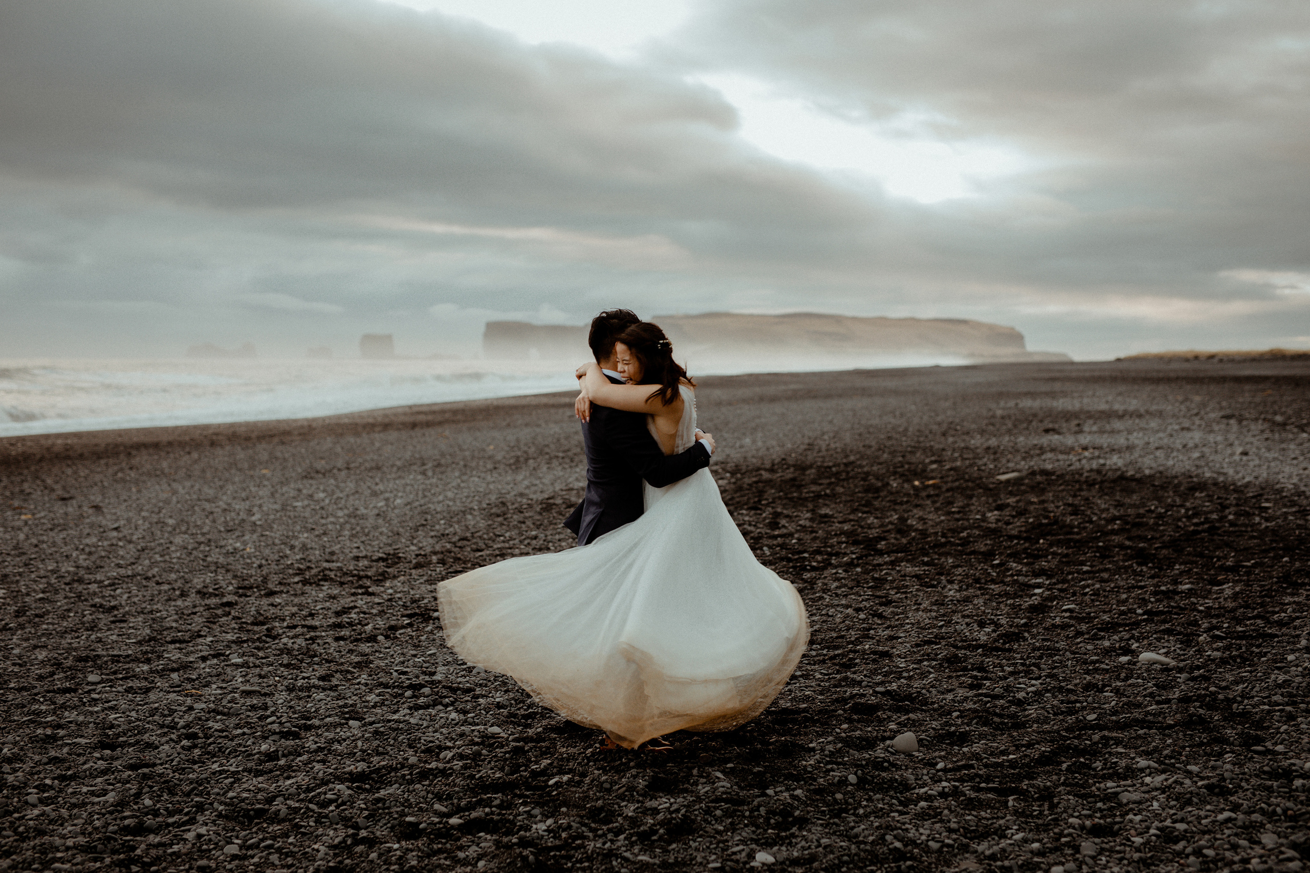 Hidden Waterfalls Iceland Elopement. Iceland elopement photo and video | Nikolaichik Photo
