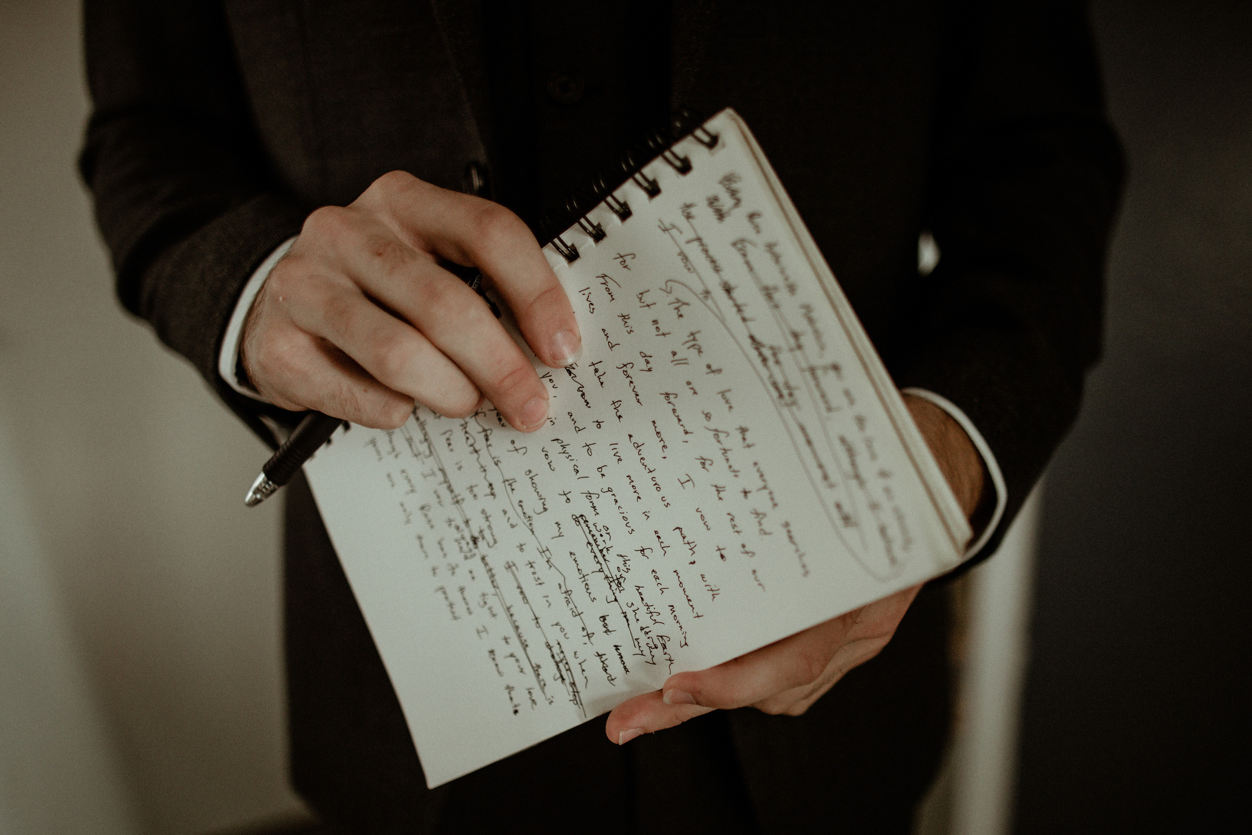 Ceremony at secret waterfall Iceland. Iceland elopement photographer & videographer