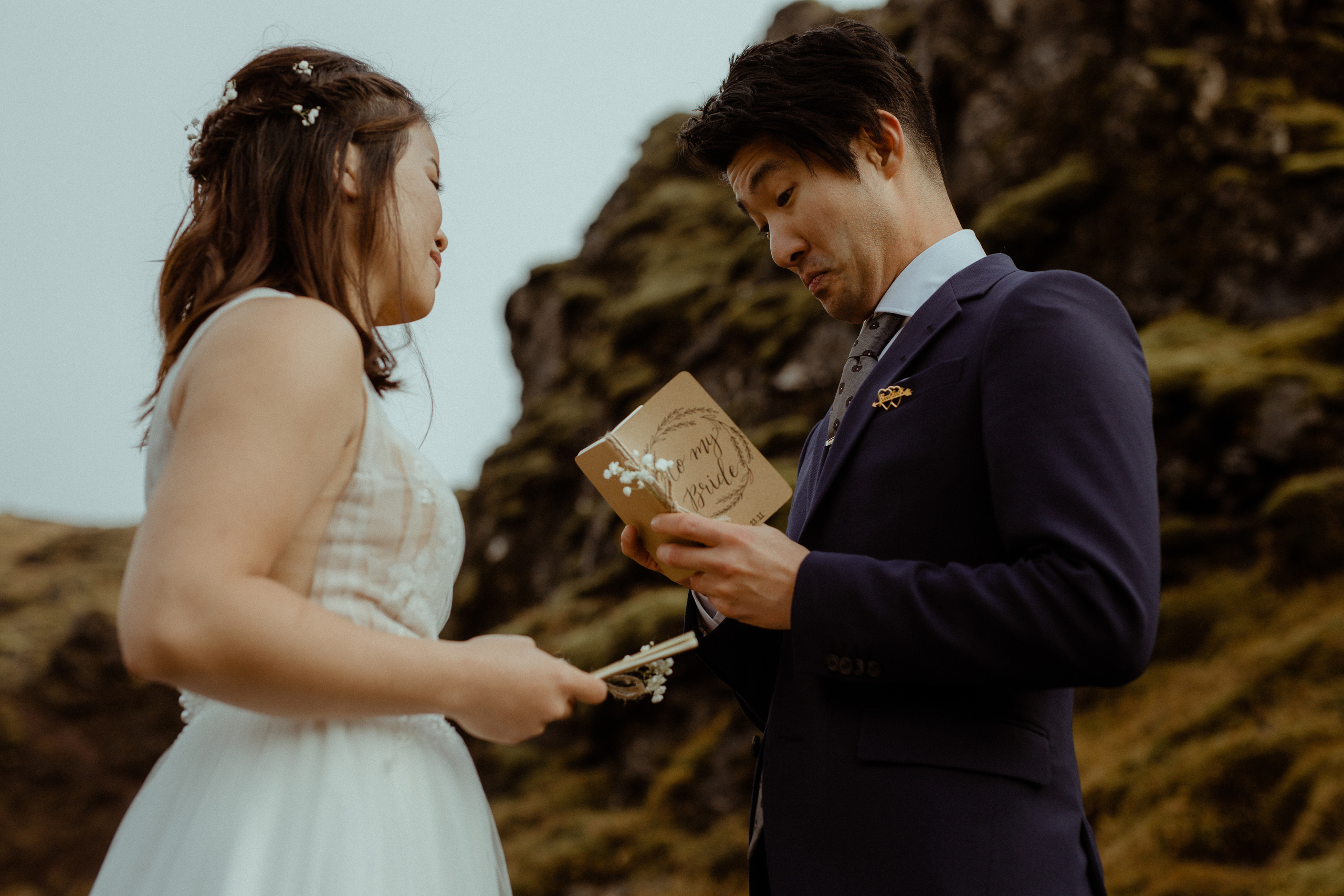Hidden Waterfalls Iceland Elopement. Iceland elopement photo and video | Nikolaichik Photo