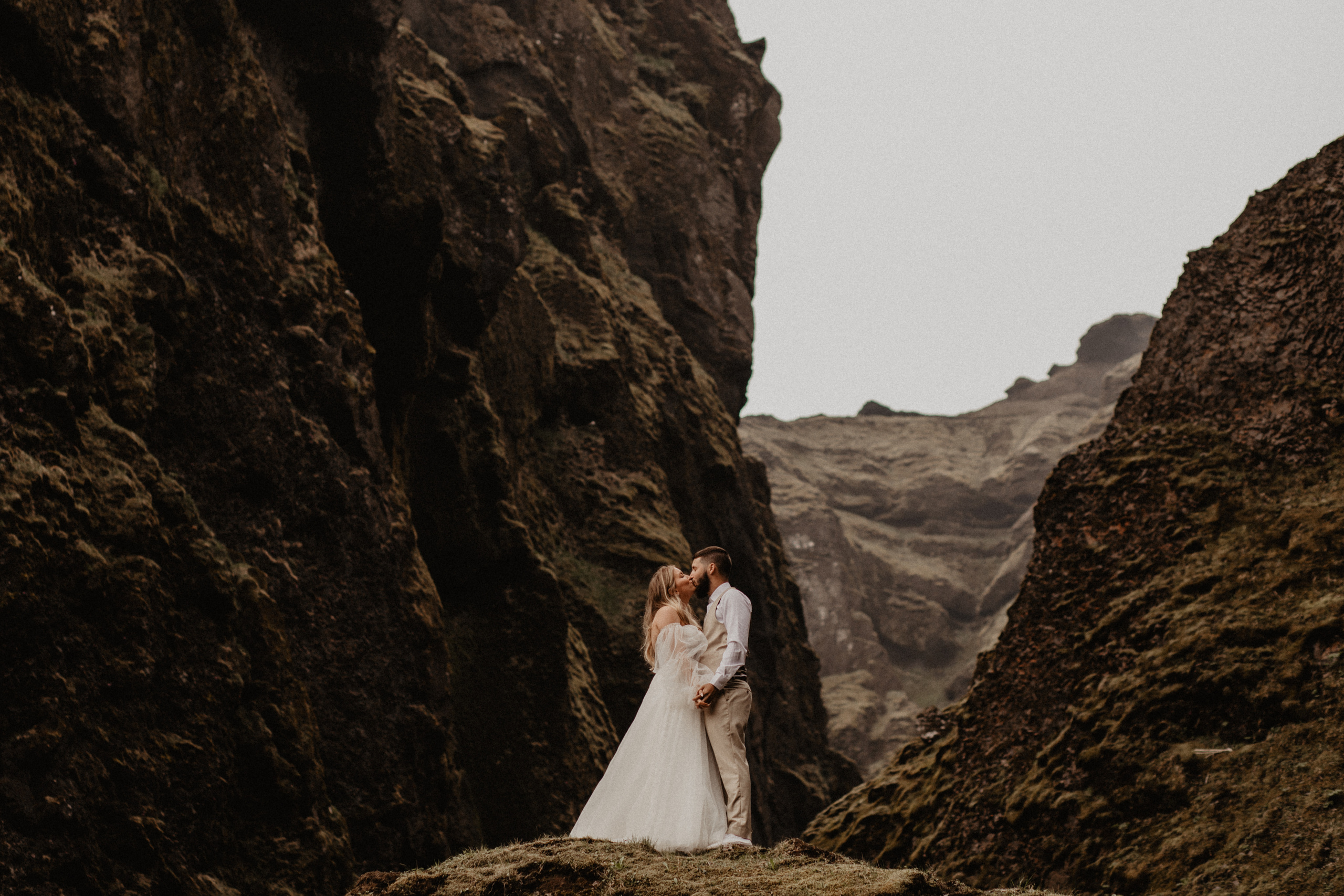 Vow exchanging ceremony in Iceland | Elopement in South Iceland. Iceland elopement photographer & videographer